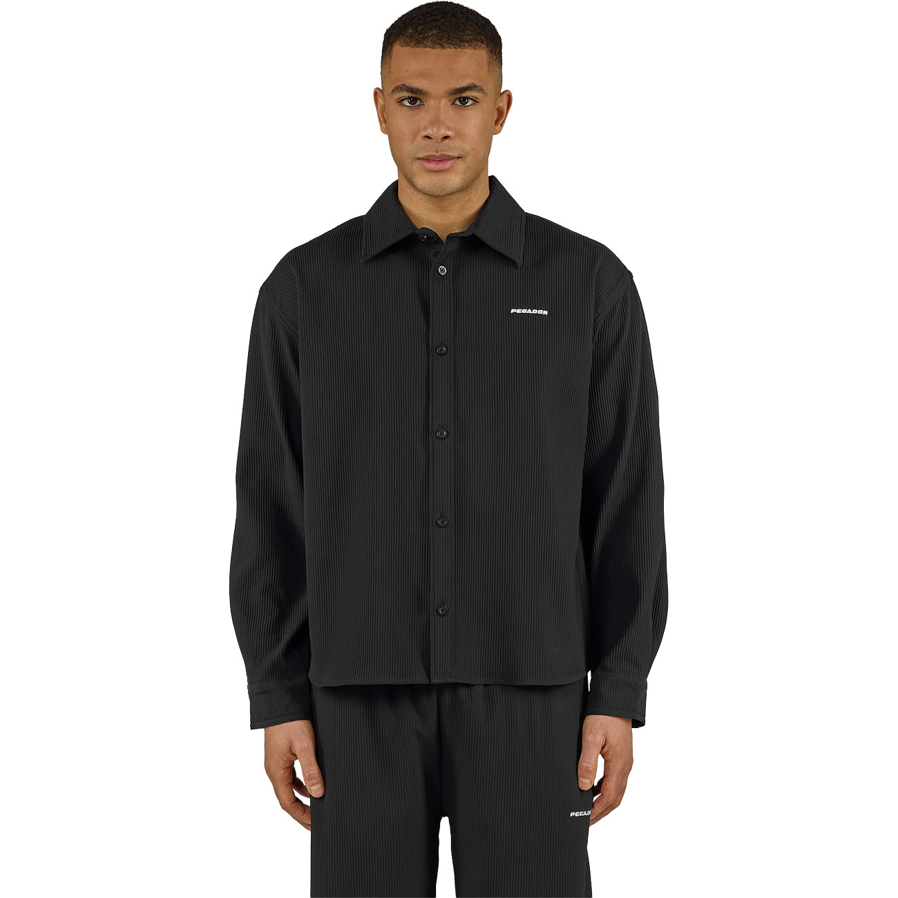 Pegador Hemd Troy Plissee Longsleeve Shirt