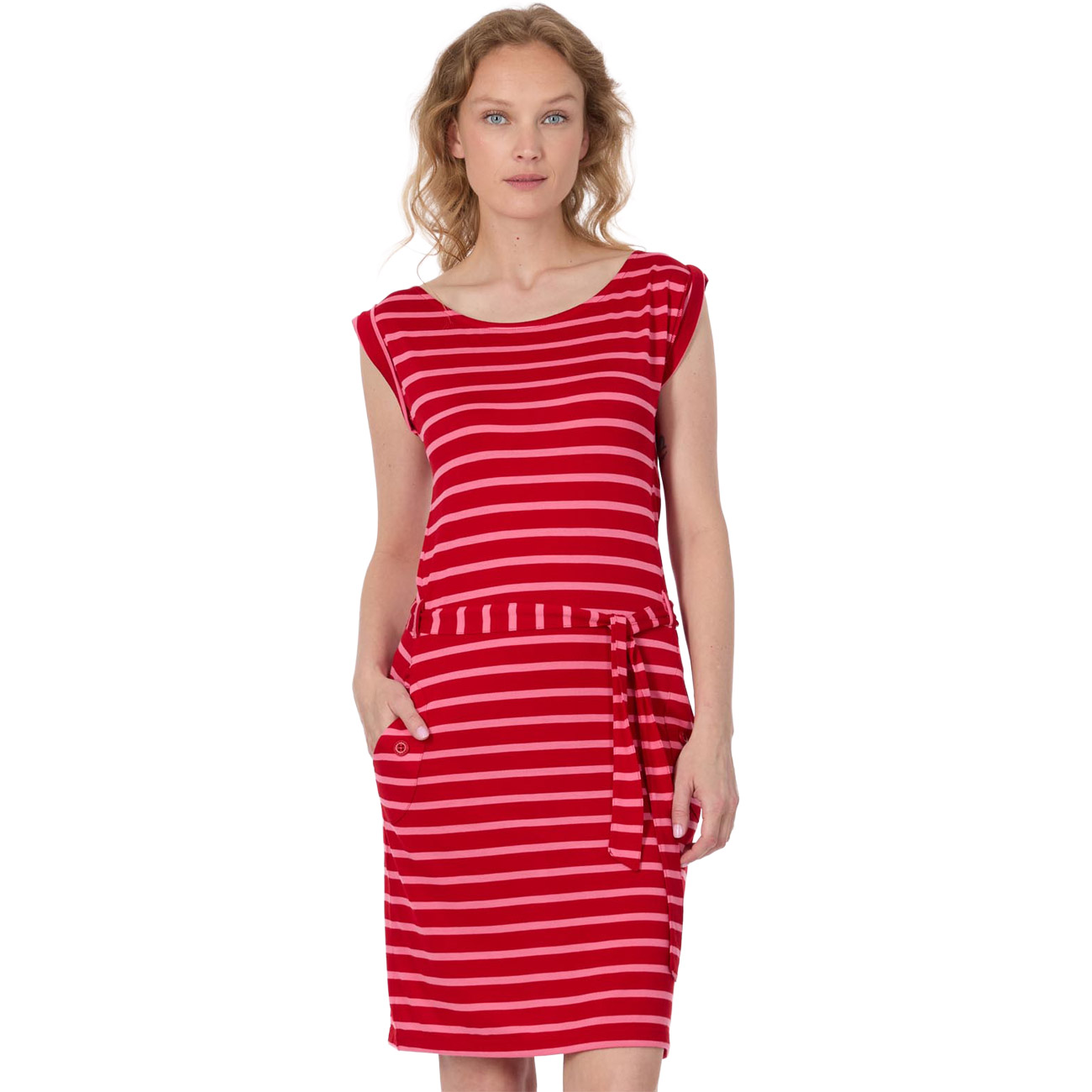 Ragwear Damen Kleid TAGG STRIPES