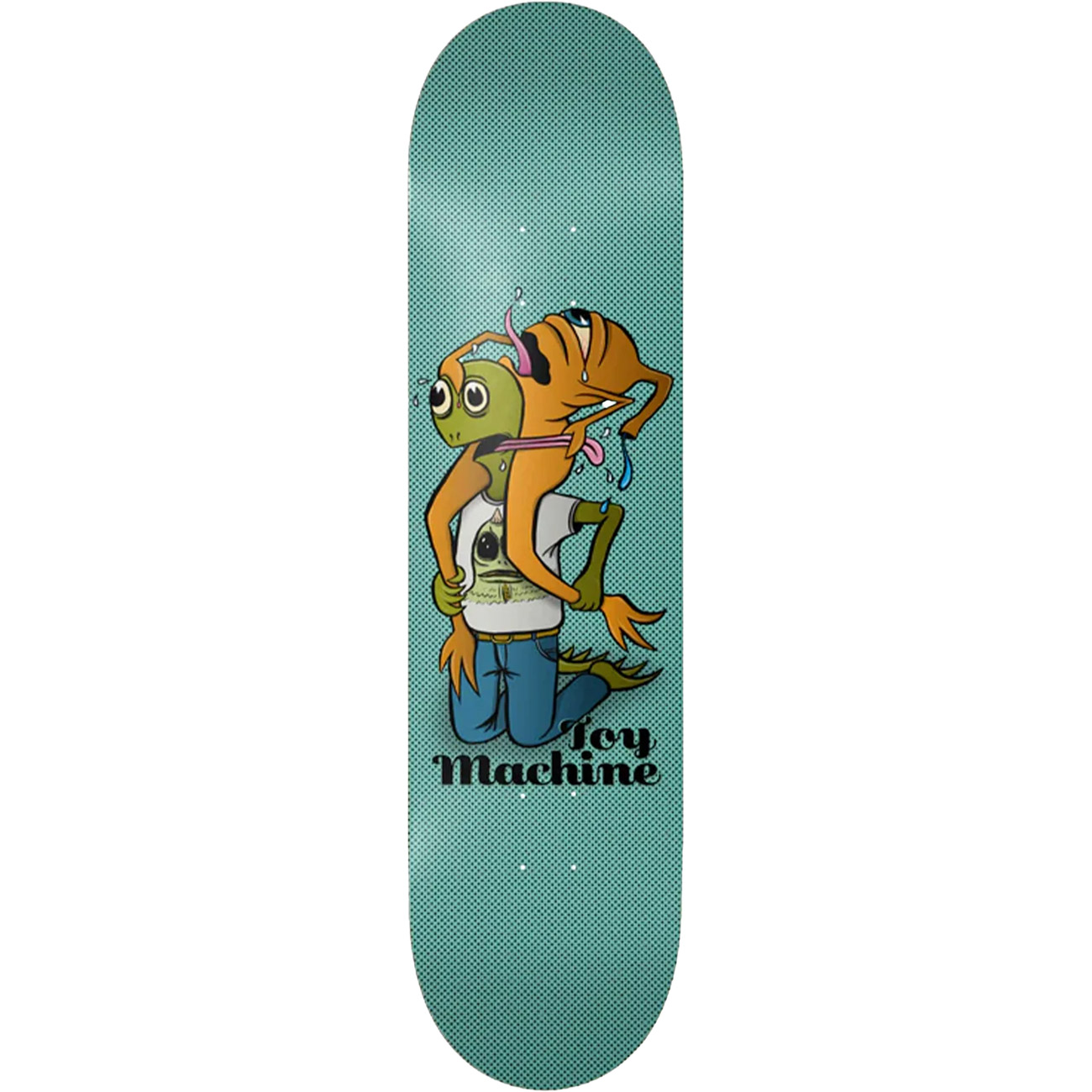 Toy-Machine Skateboard Deck Turtle Boy Fight