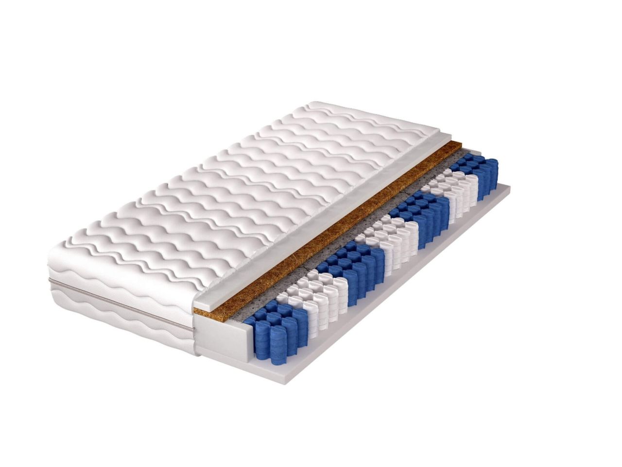 Matratze Taschenfederkern 7 Zonen NEVA H3 180x200x19 cm
