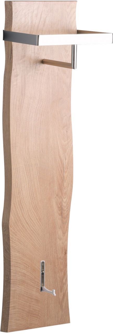 Garderobe ADAM 25x110x20 cm inkl. 1 Haken Baumkante Dekor Eiche