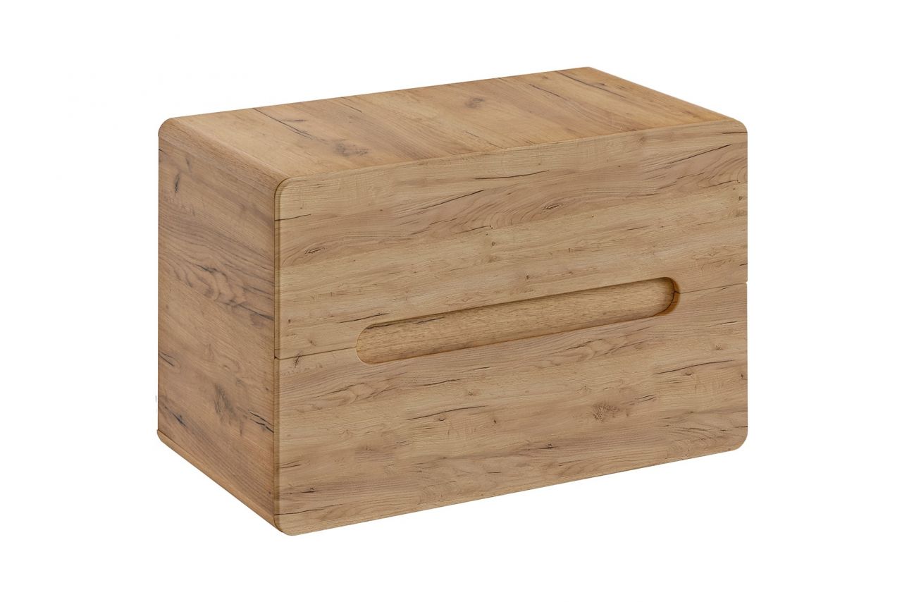 Waschbeckenunterschrank 80cm FERMO Gold Eiche inkl.Waschtisch