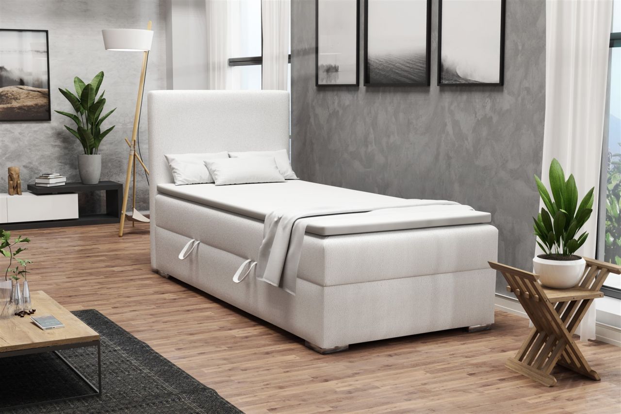 Boxspringbett Schlafzimmerbett DORIAN MINI 100x200cm inkl.Bettkasten