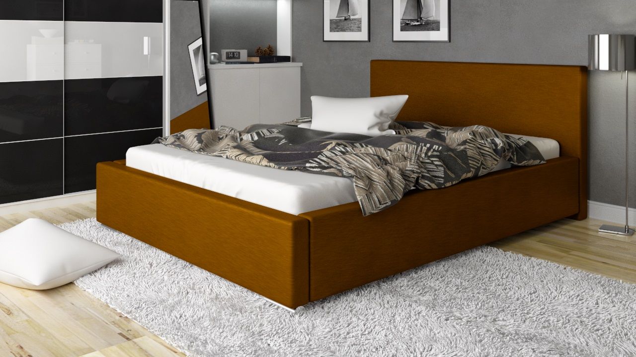 Polsterbett Bett Doppelbett NELIO XS 160x200cm inkl.Lattenrost