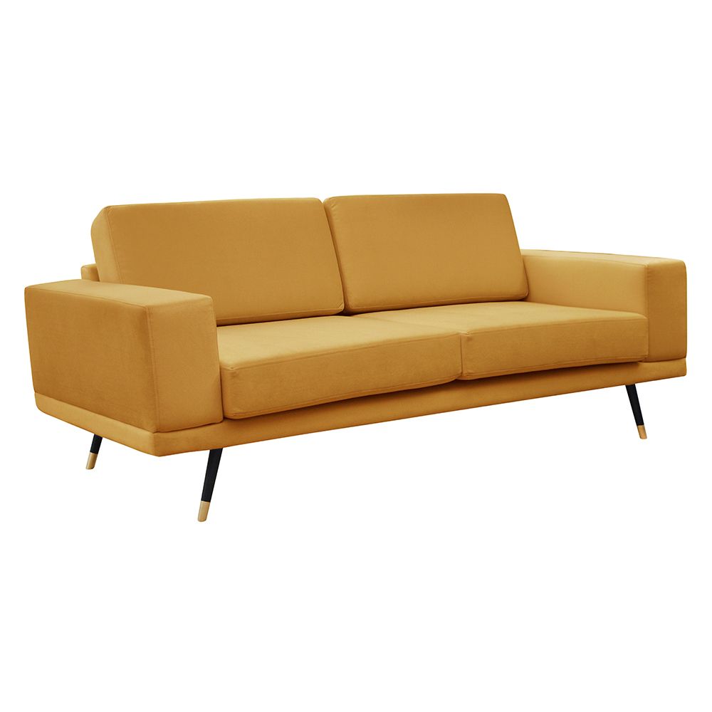 Polstersofa Sofa 3-Sitzer ARMIDA Massivholz Buche