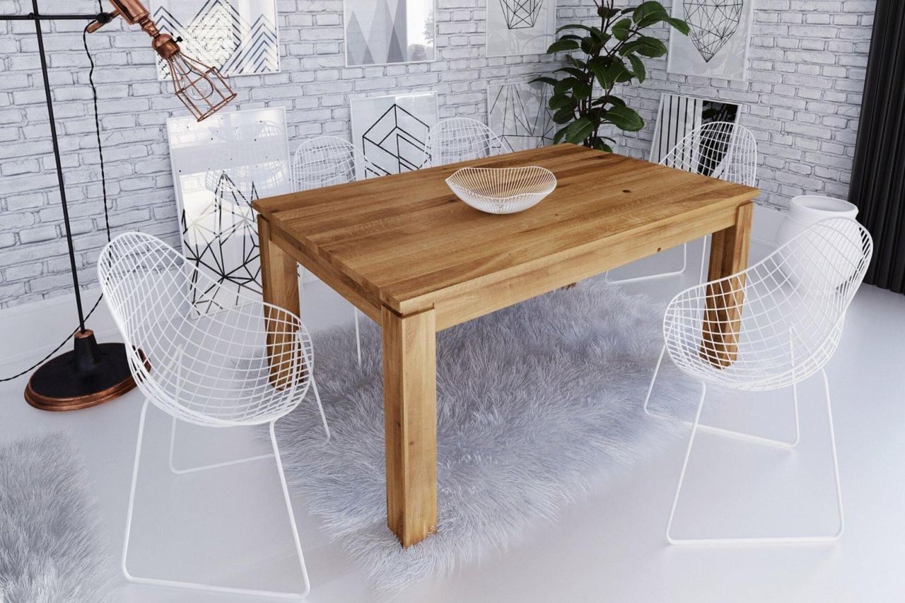 Esstisch Tisch Massivholztisch MAISON Buche massiv 110x90 cm