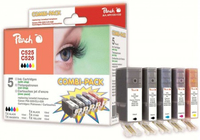 Peach C525/C526 bk, c, m, y, pbk Spar Pack Tintenpatronen