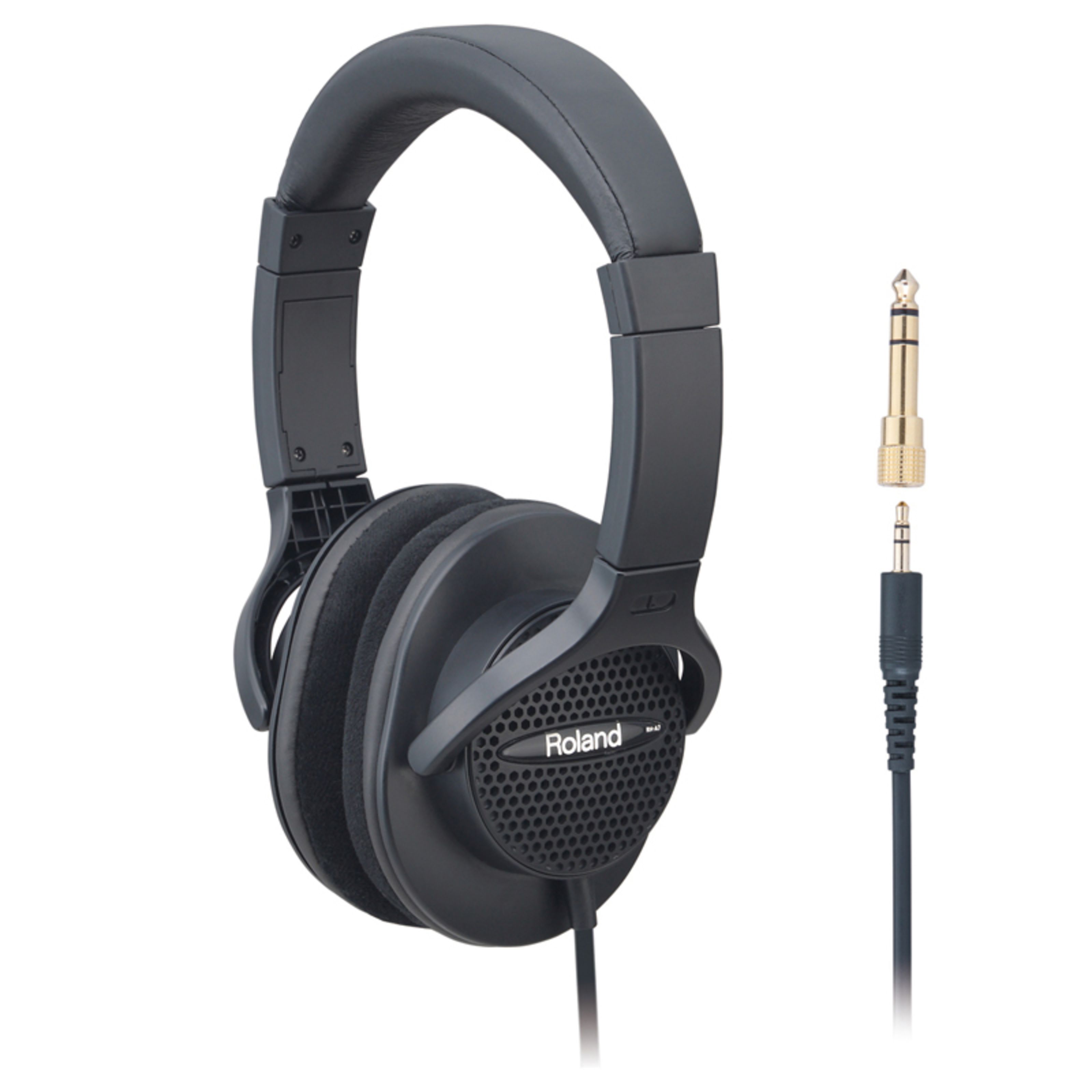 Roland RH-A7 BK Halboffener Kopfhörer schwarz Studio Kopfhörer 3,5mm Klinke Schwarz