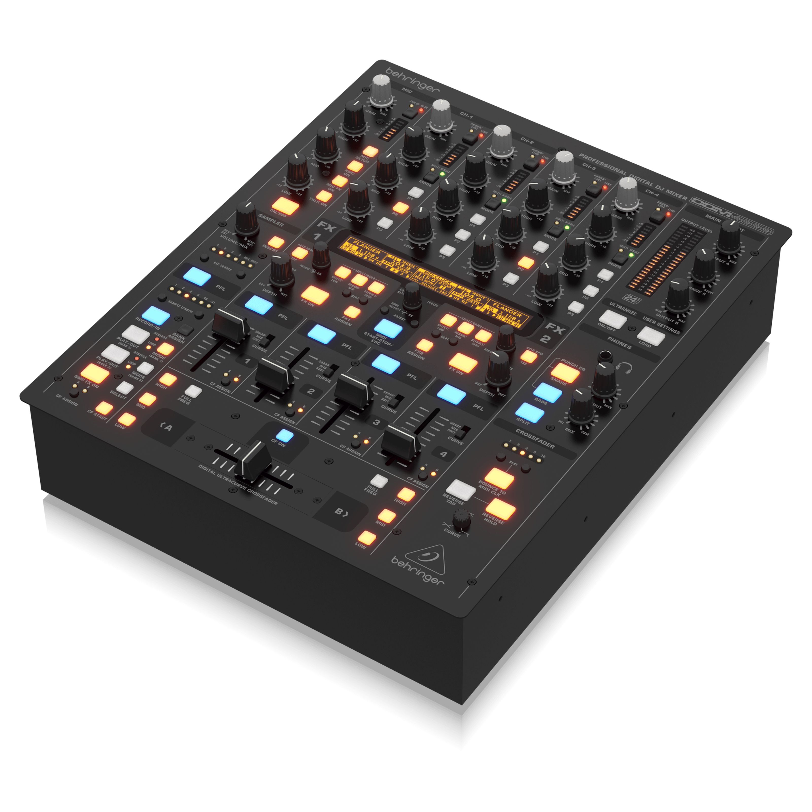 Behringer DDM4000 DJ Mixer Schwarz