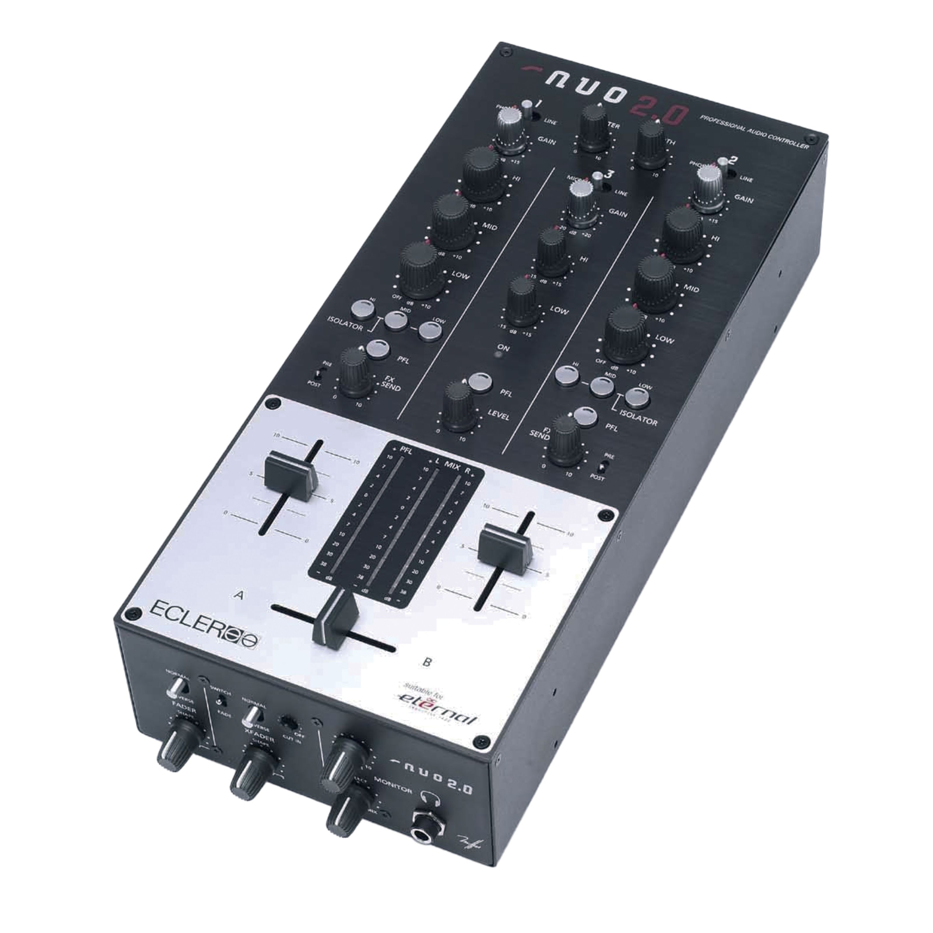 Ecler Nuo 2.0 DJ Battle Mixer Silber