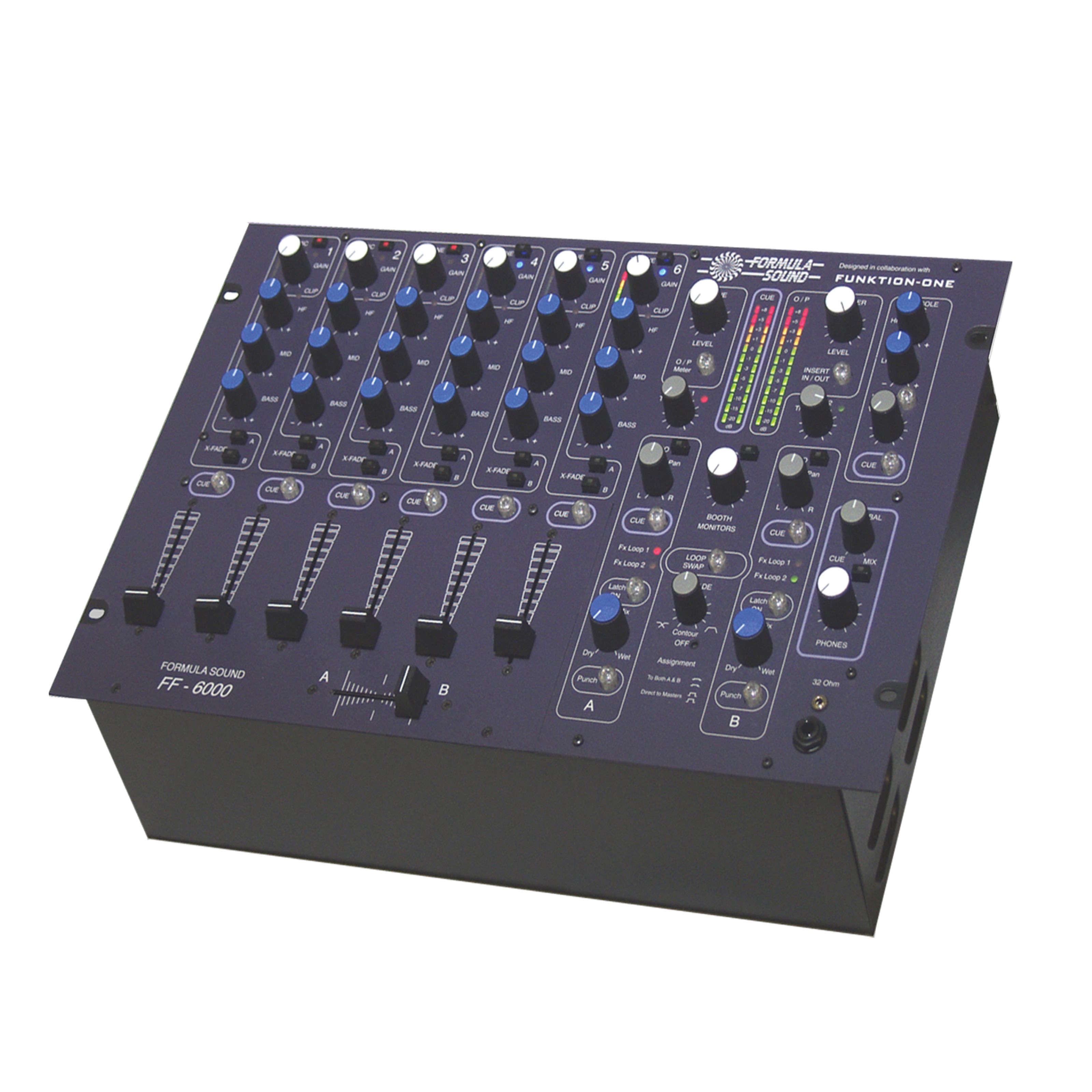 Formula Sound FF-6000 DJ Mixer  Schwarz