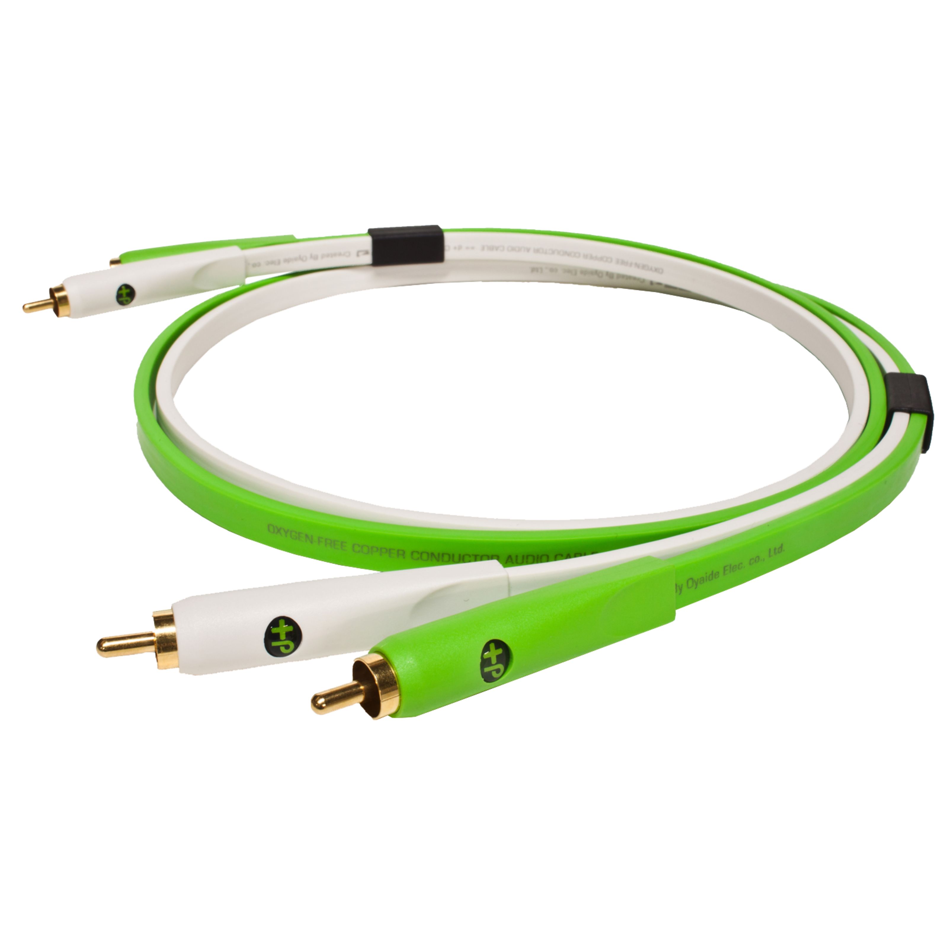 NEO by Oyaide d+ Stereo Cinch Kabel, Class B 1,0m Länge Kabel für DJs  Multicolour