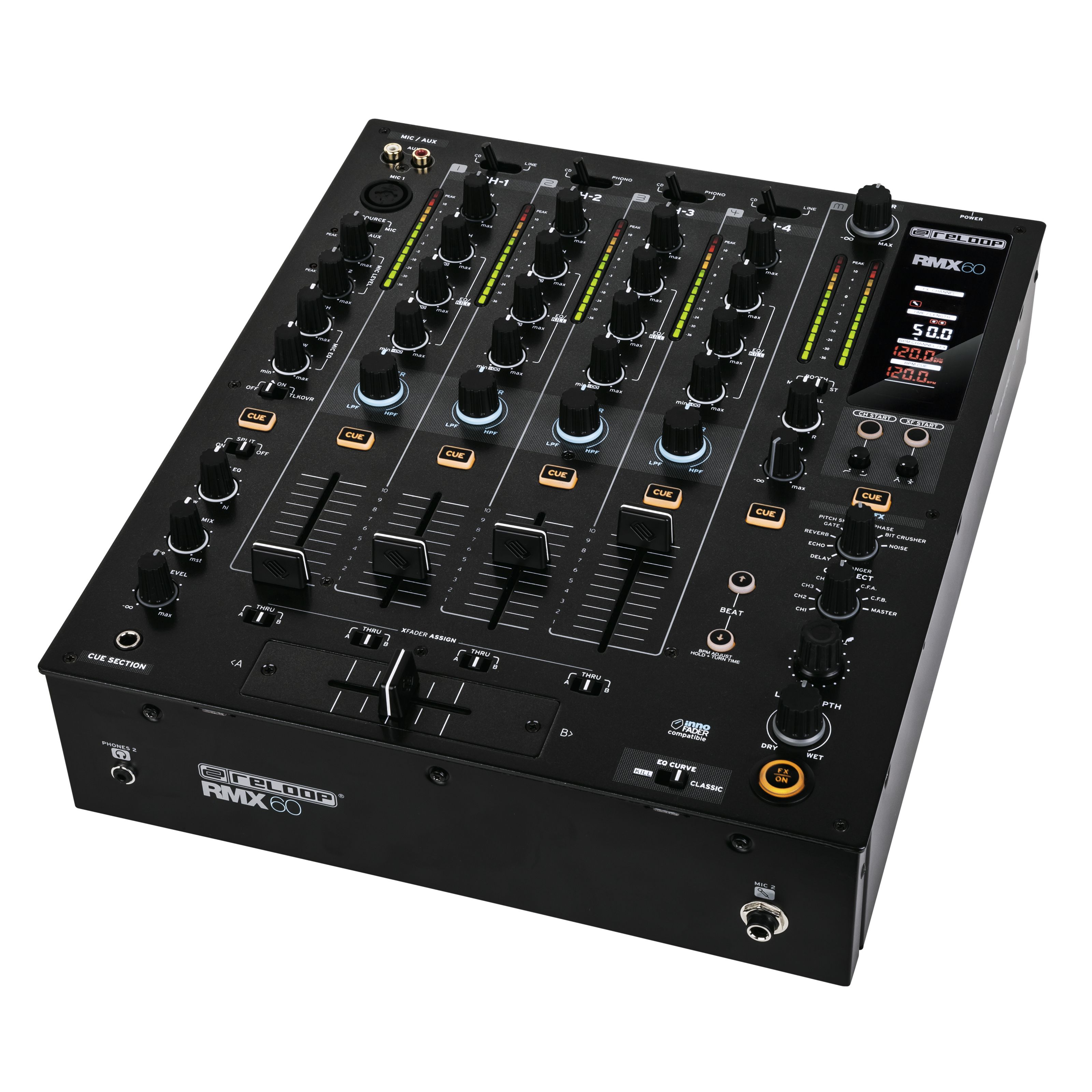 Reloop RMX-60 Digital DJ Mixer  Schwarz