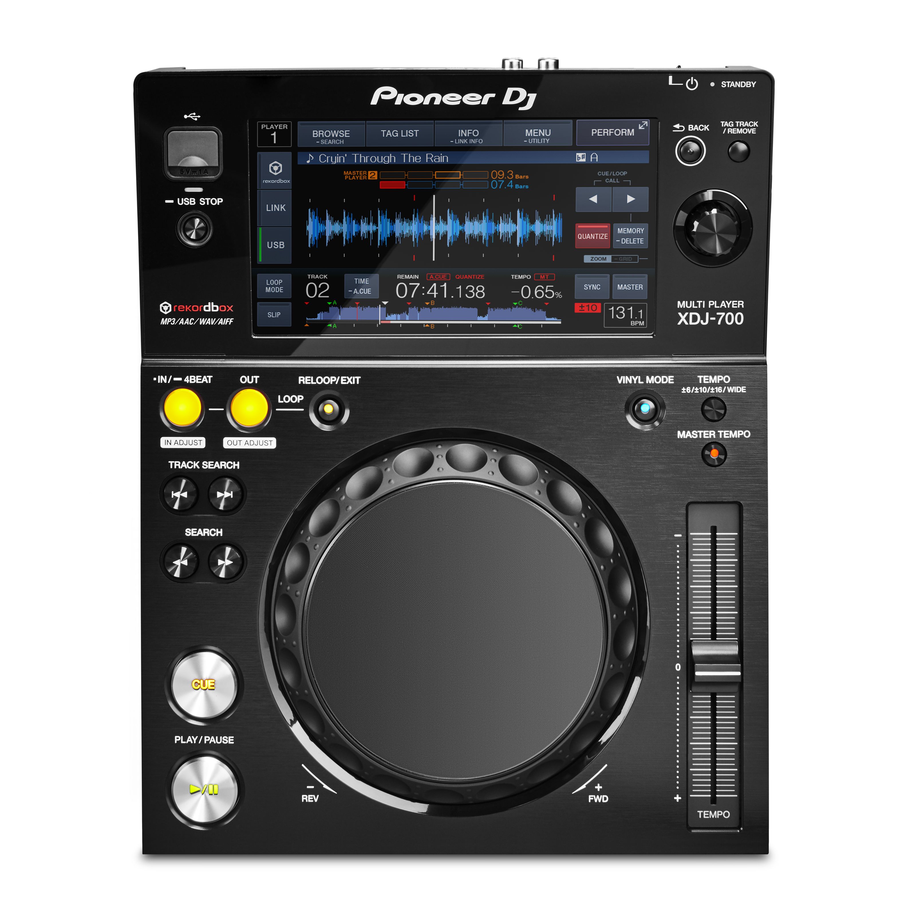 Pioneer DJ XDJ-700 Multimedia-Player Schwarz