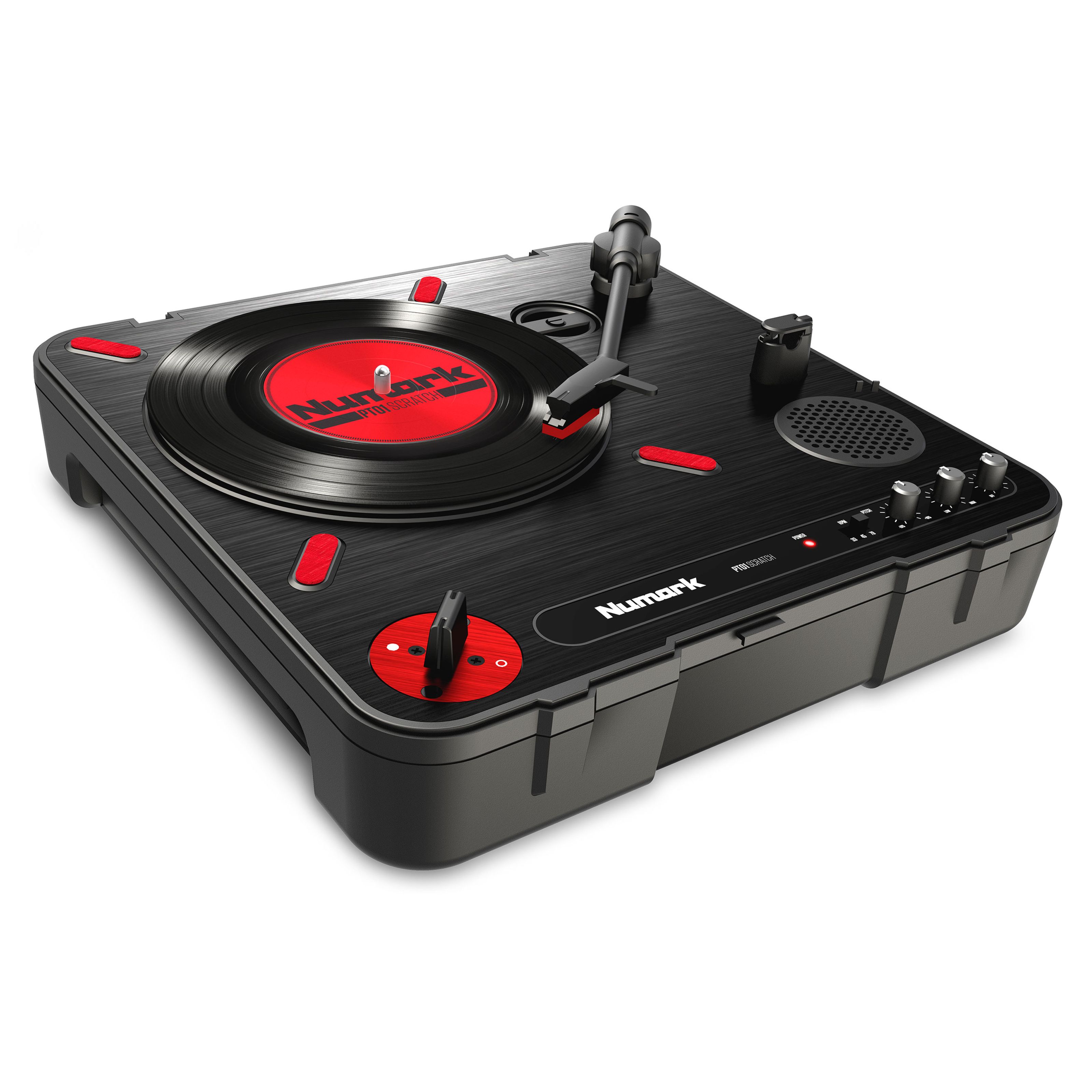 Numark PT01 Scratch USB Plattenspieler  Schwarz