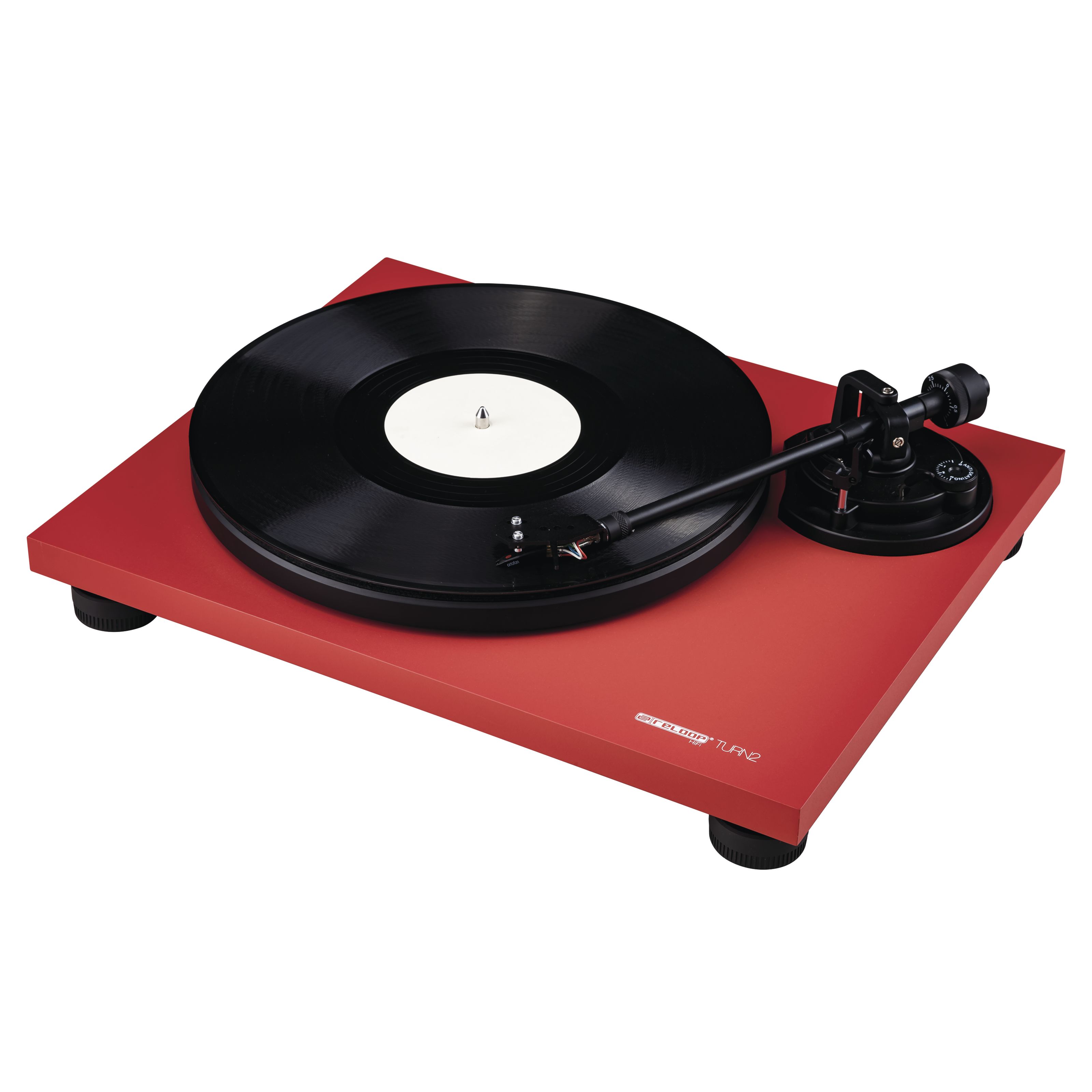 Reloop HiFi TURN2 Red Hifi Plattenspieler  Rot