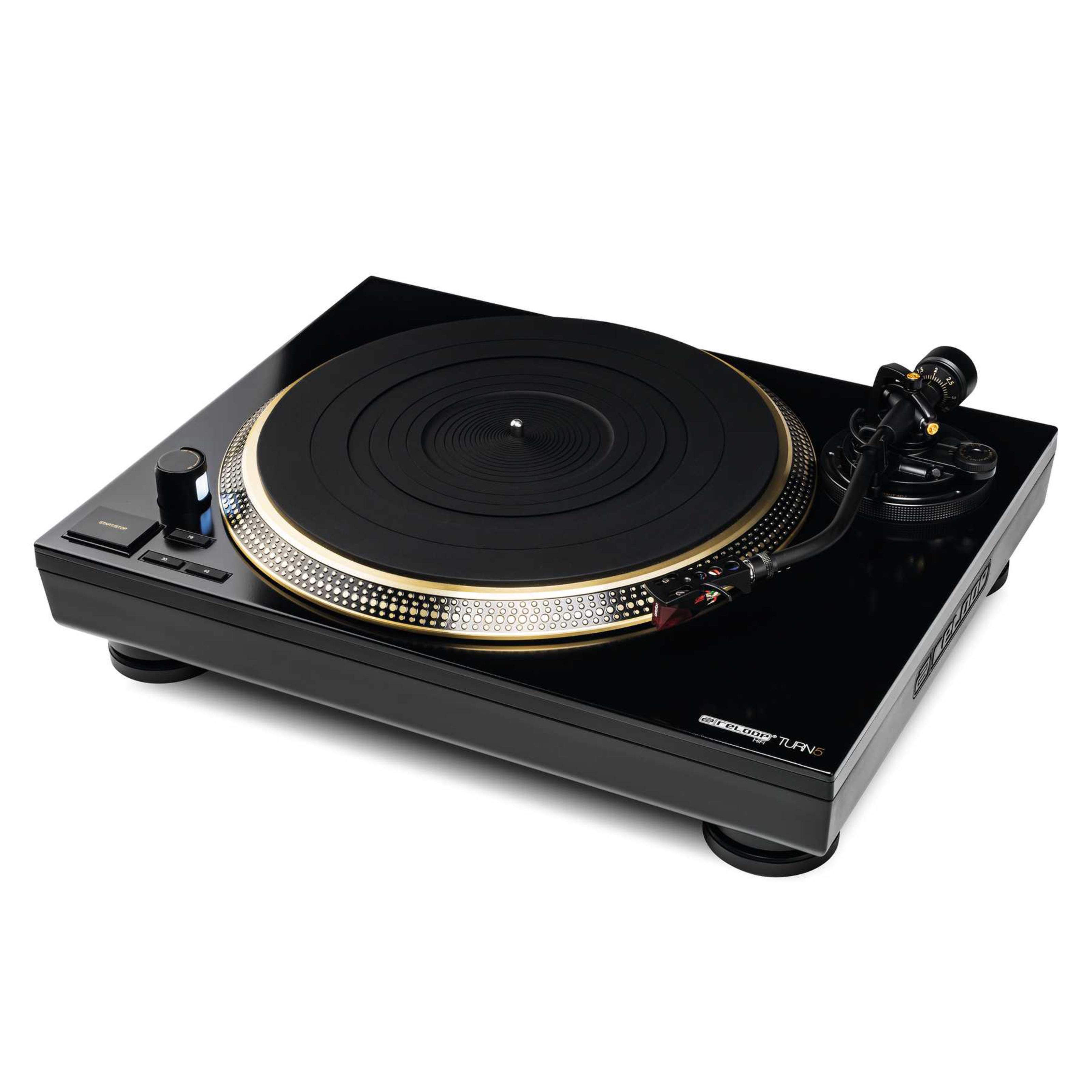 Reloop HiFi TURN5 Hifi Plattenspieler Schwarz