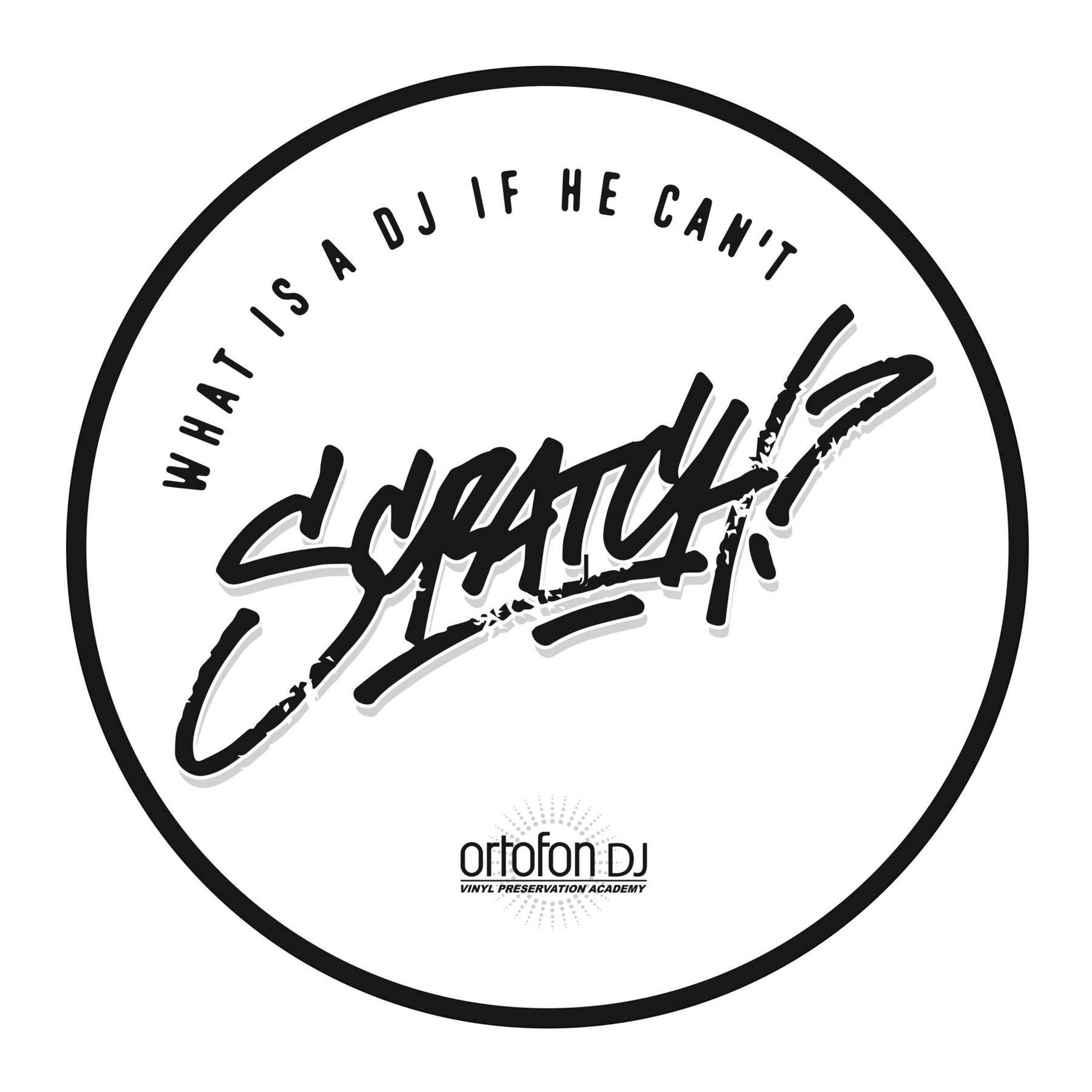 Ortofon Slipmat Scratch Slipmat für Plattenspieler