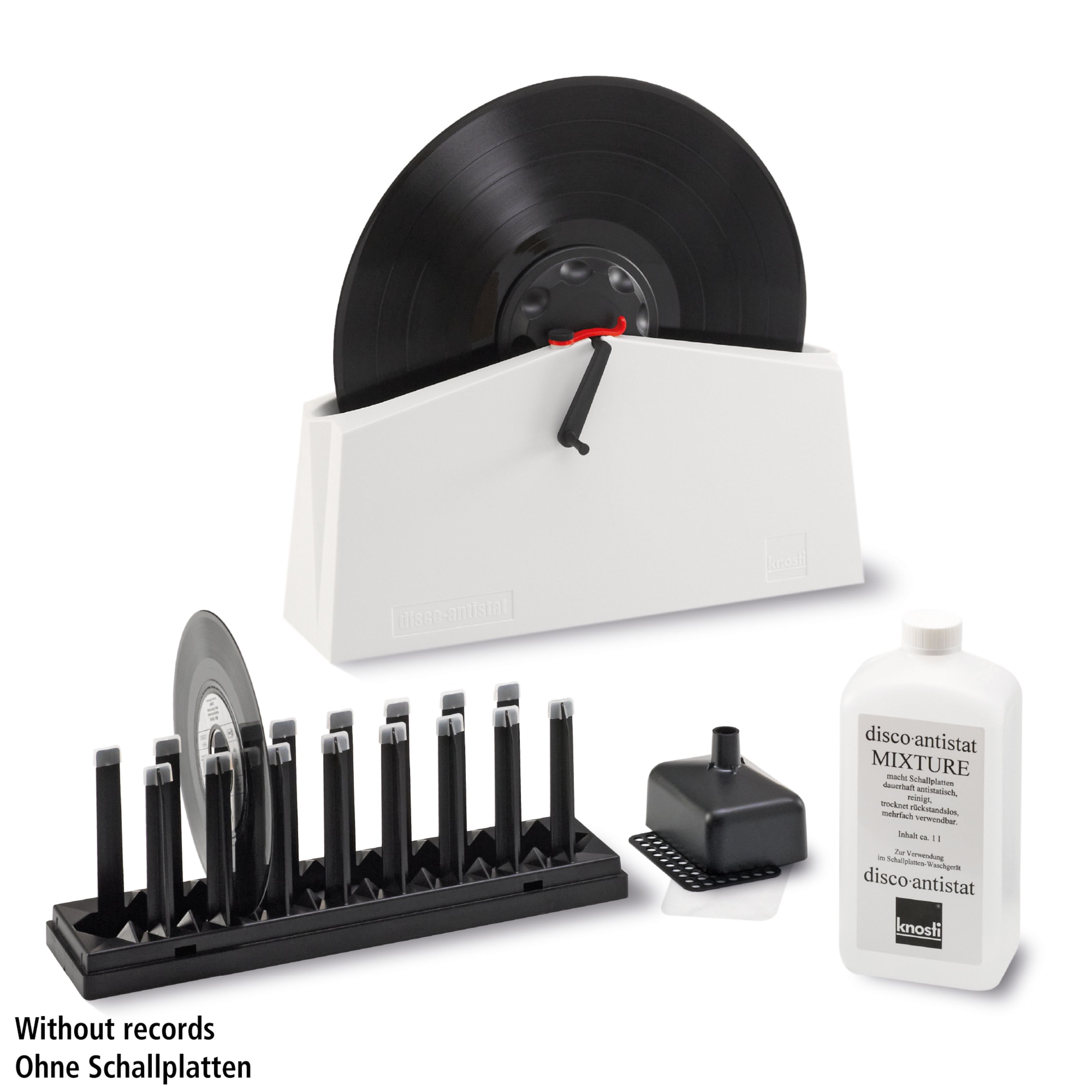 Knosti Disco-Antistat Schallplatten-Waschgerät Generation II Plus Plattenspieler Zubehör