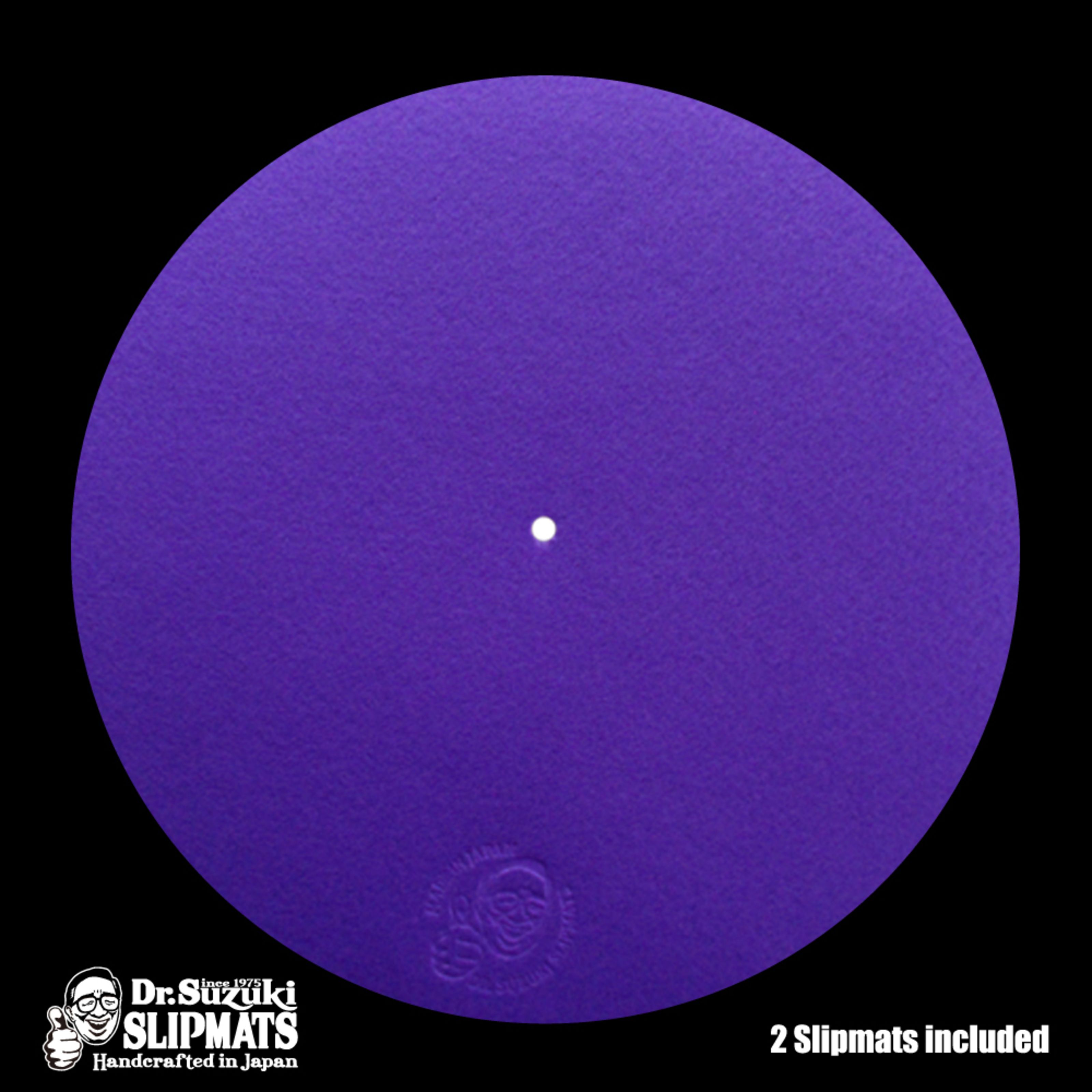 Dr. Suzuki 12' Mix-Edition Slipmat purple (paar) Slipmat für Plattenspieler  Lila