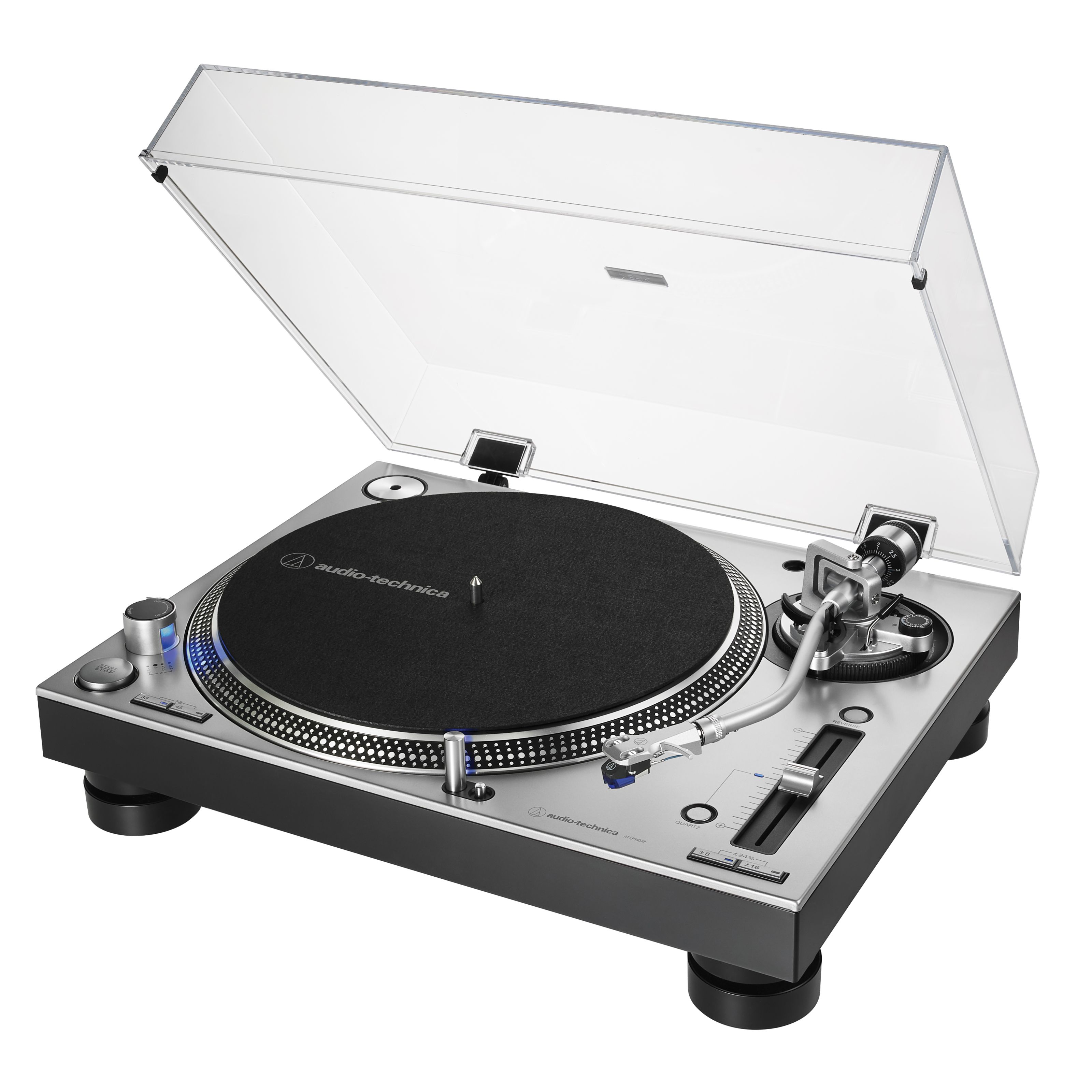 Audio-Technica AT-LP140XP-SV DJ-Plattenspieler  Silber