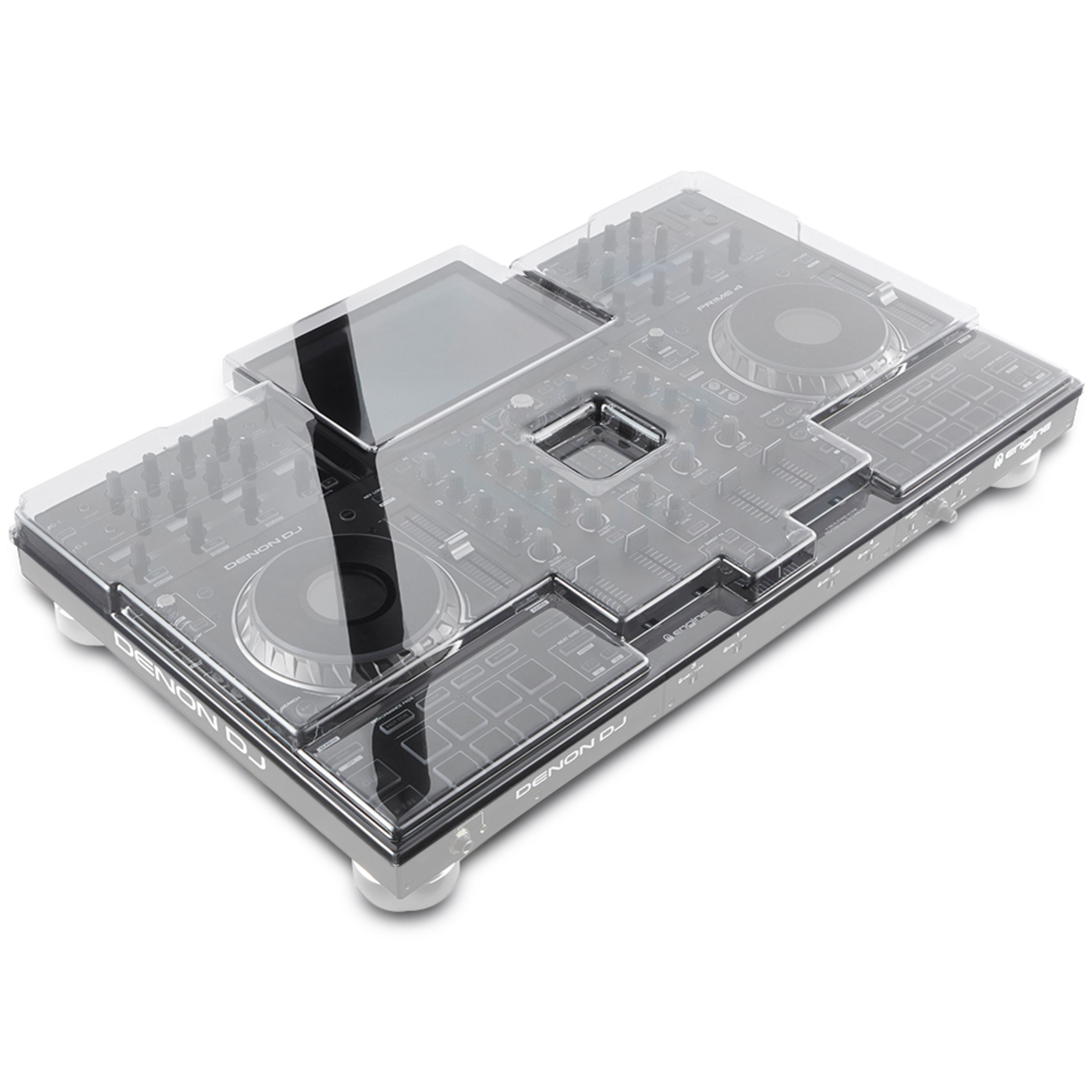 Decksaver Denon Prime4 Cover Cover für DJ Equipment Transparent