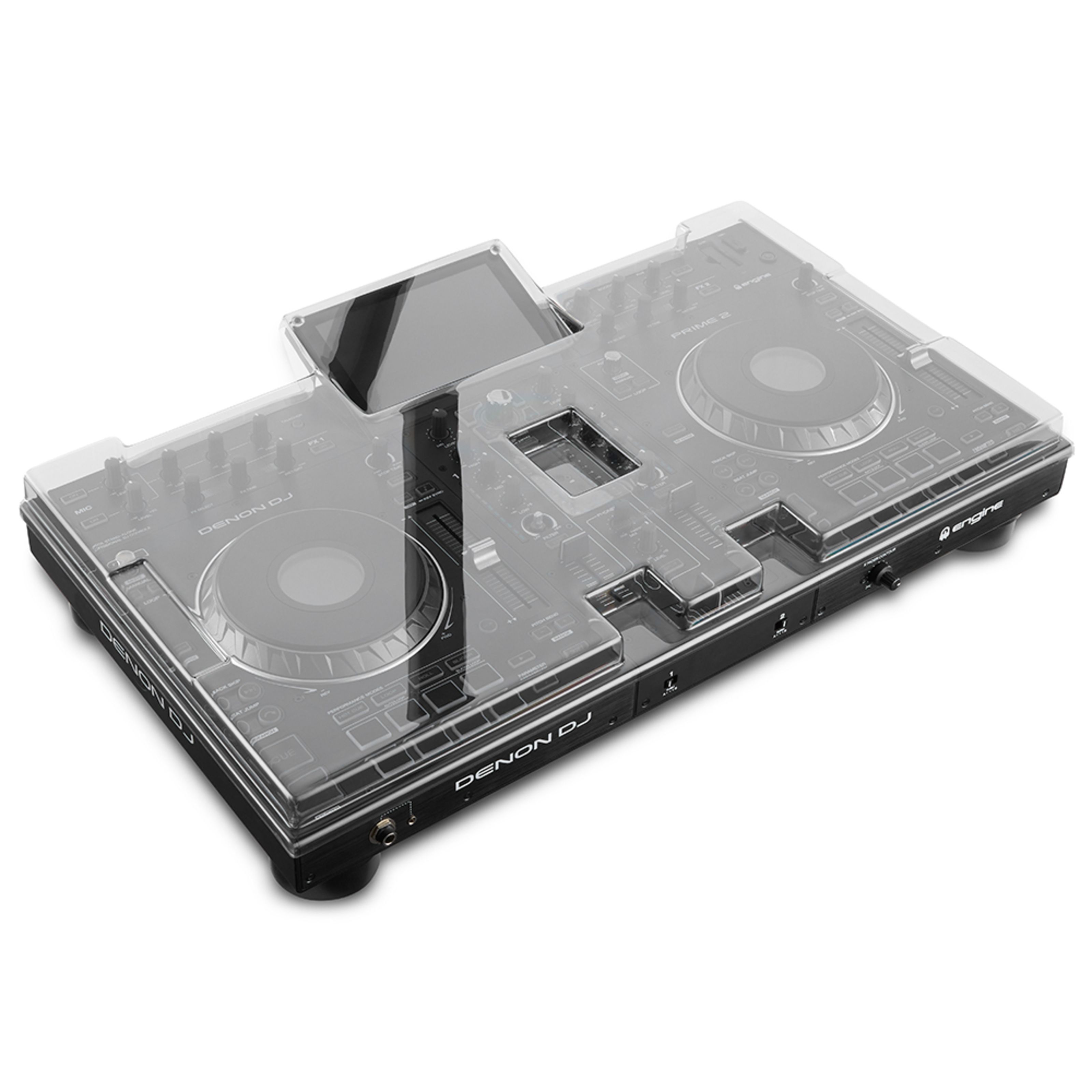 Decksaver Denon DJ Prime 2 Cover Cover für DJ Equipment Transparent
