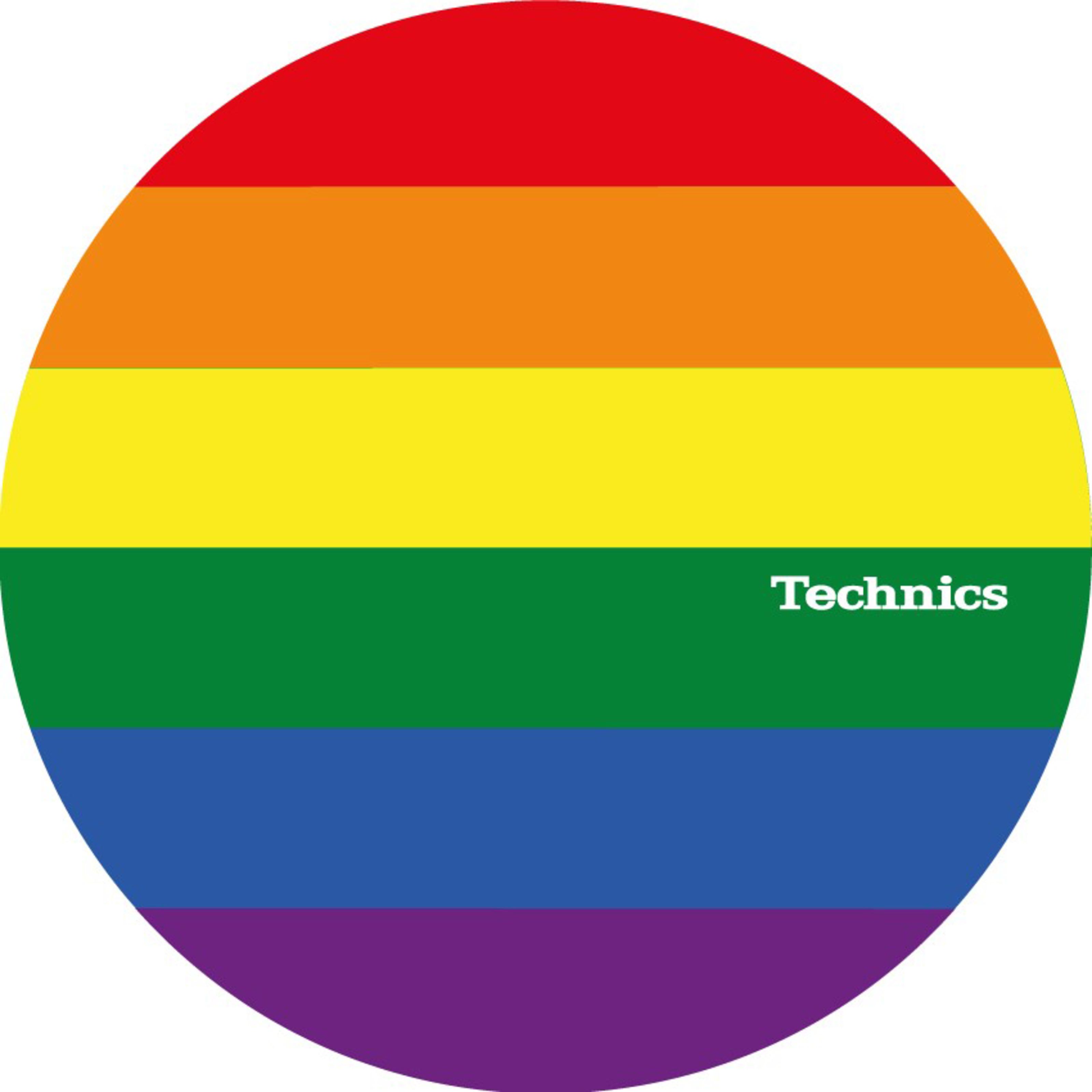 Magma Technics Slipmat Pride Slipmat für Plattenspieler  Multicolour