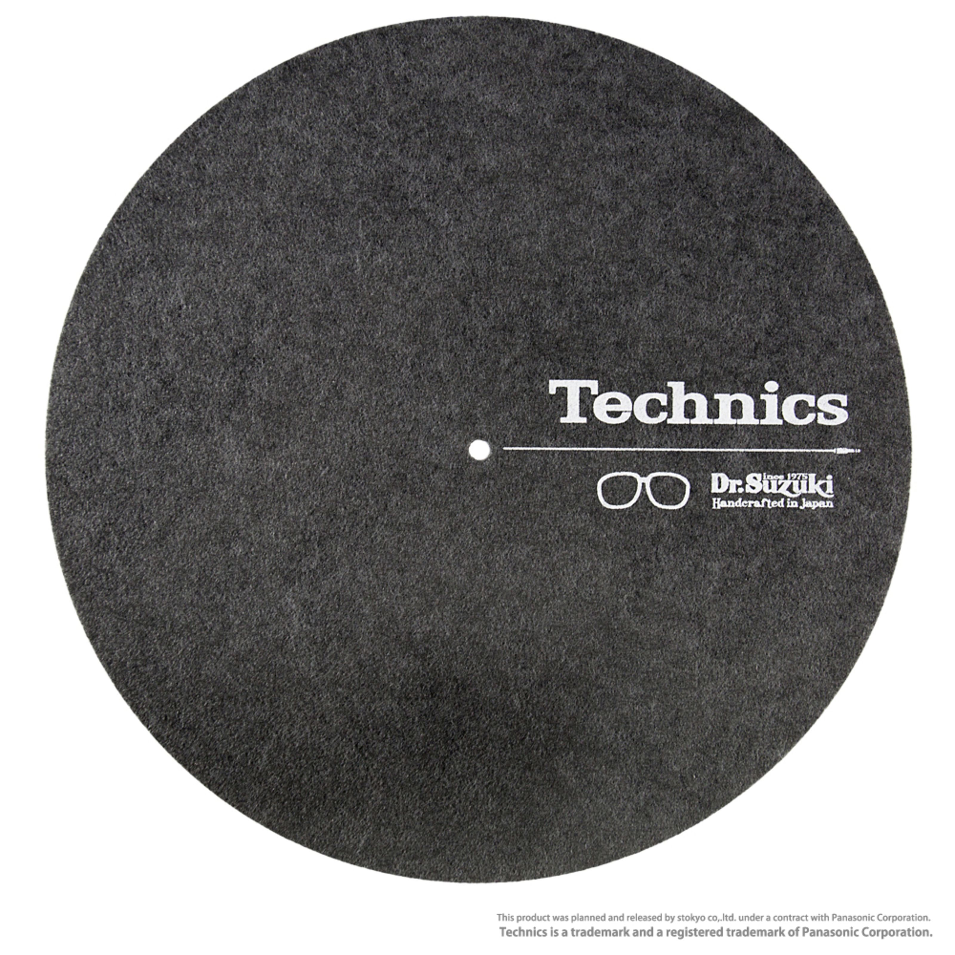 Dr. Suzuki Technics 12' - Scratch Edition (paar) Slipmat für Plattenspieler  Schwarz