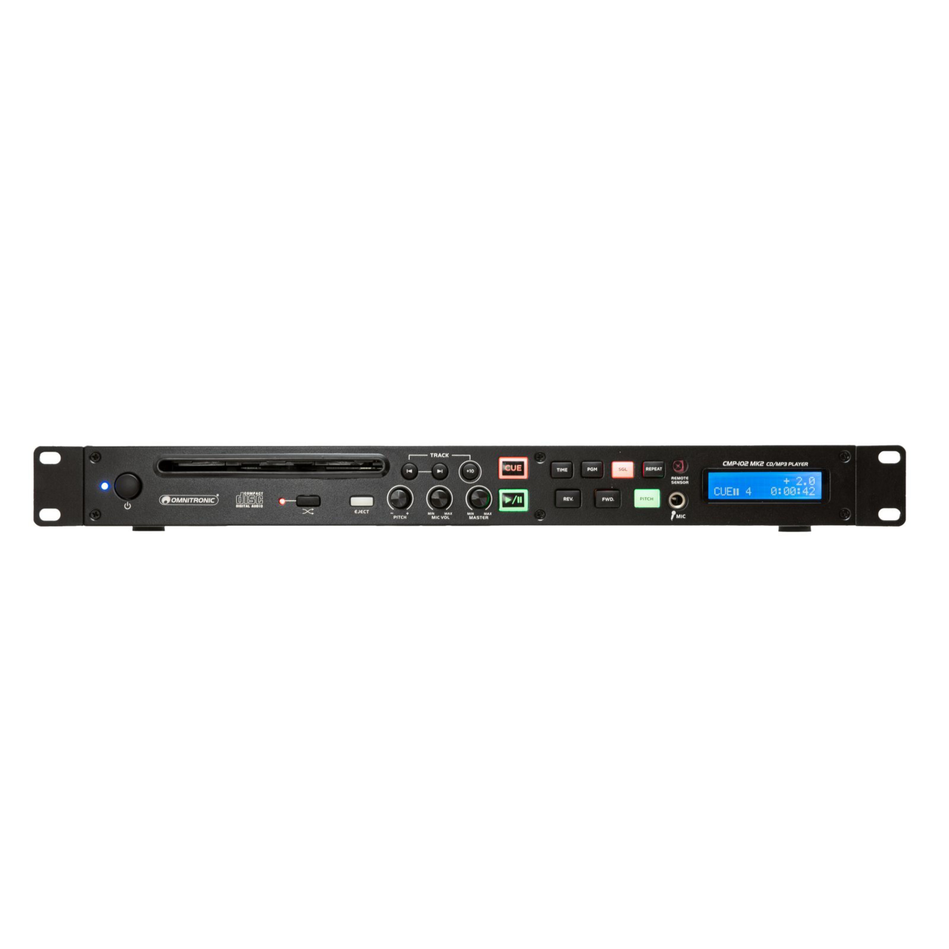 Omnitronic CMP-102 MK2 CD-/MP3-Player CD/MP3-Player Schwarz