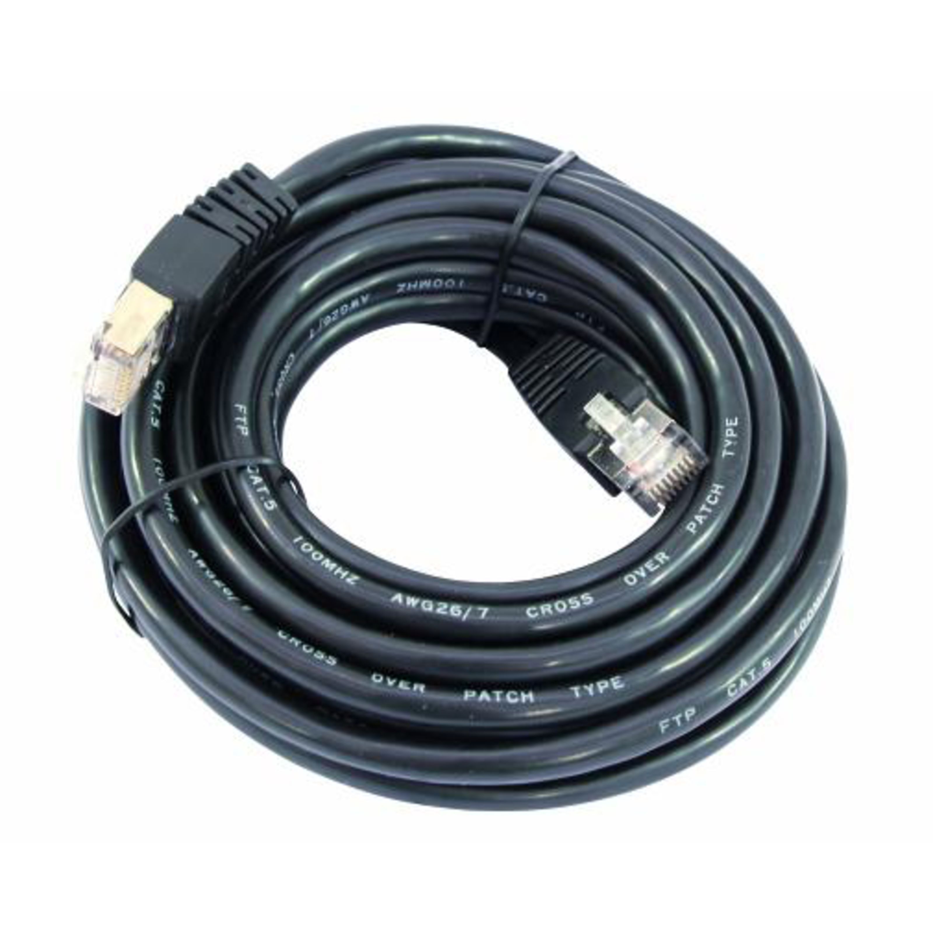Omnitronic Kabel WC-10 CAT-5E Kabel 1m schwarz Kabel RJ45