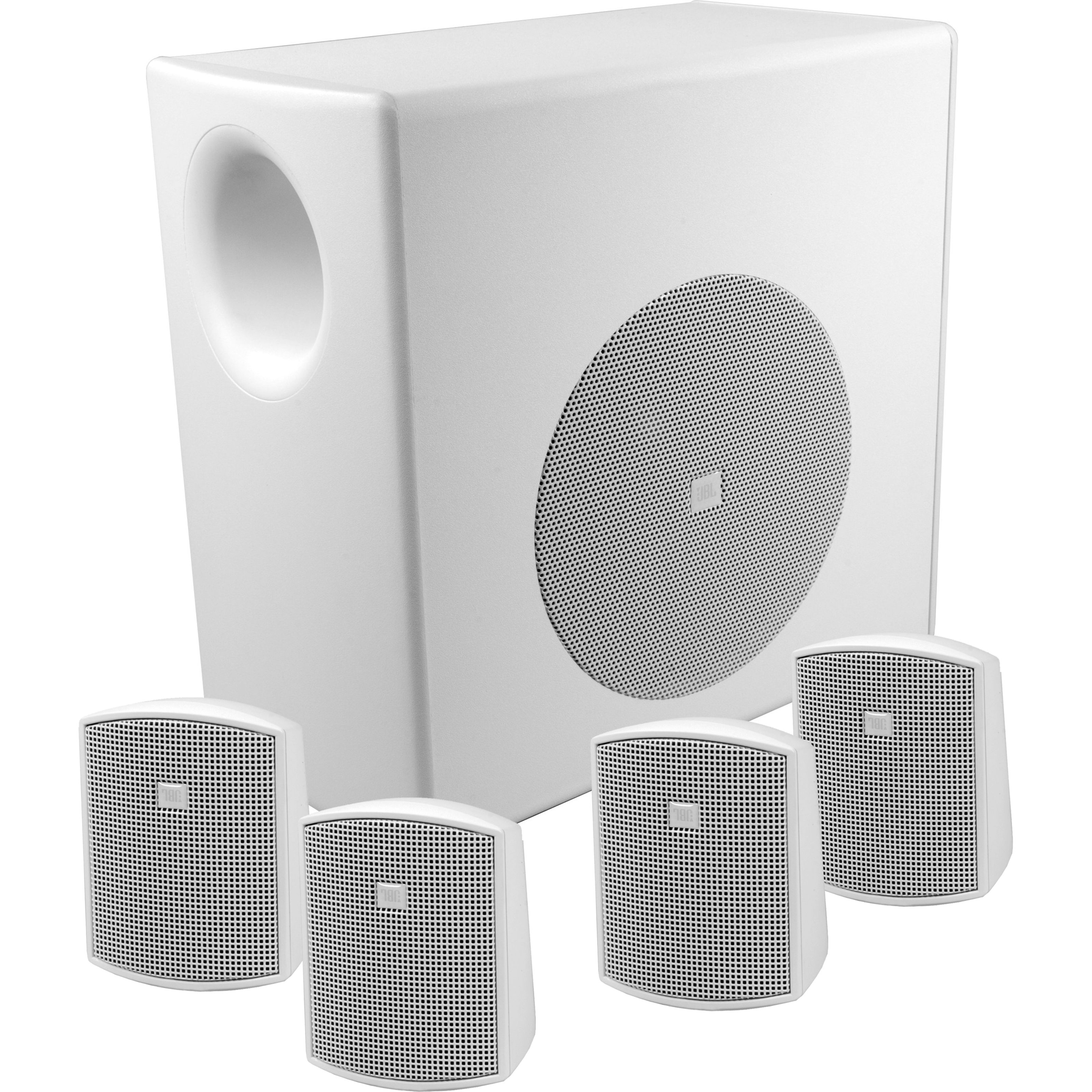 JBL Control 50 Pack weiß 1xControl 50S/T, 4xControl 52 Lautsprecher