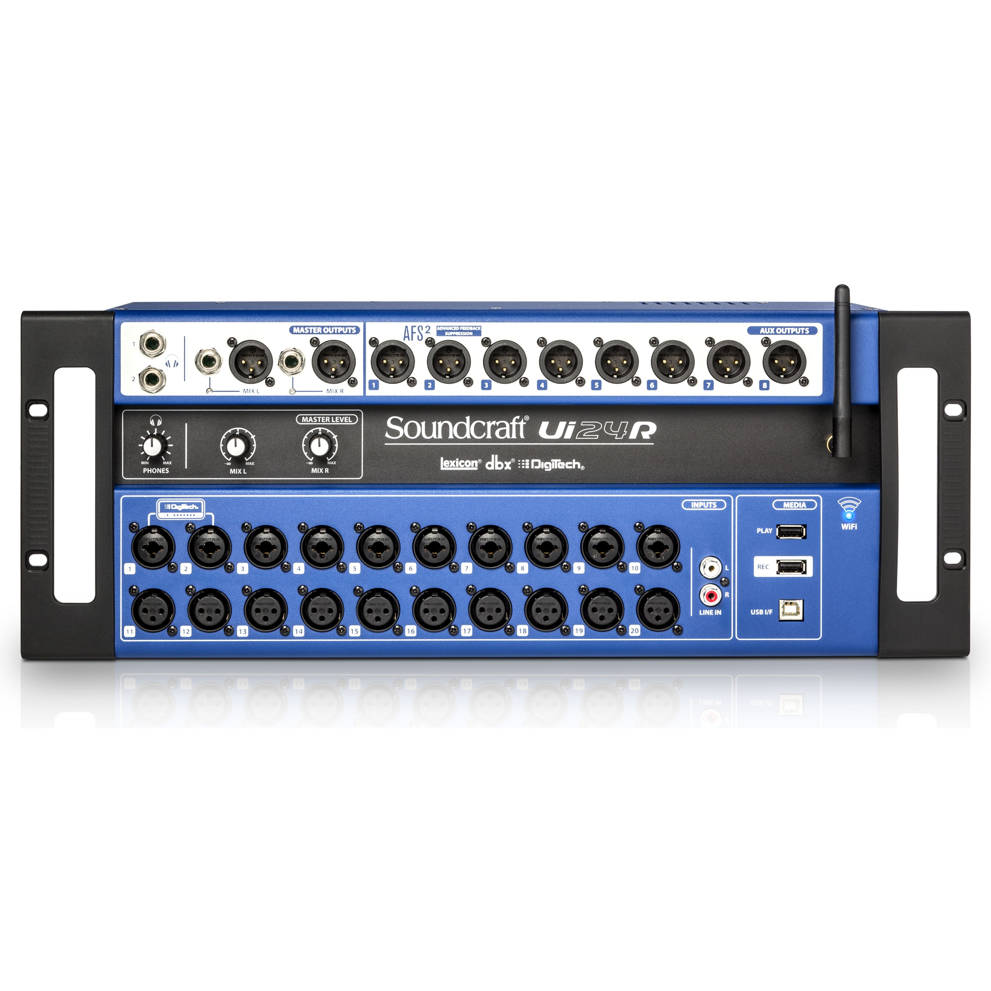 Soundcraft Ui24R Digital Mixer/Recording System Tablet Mixer