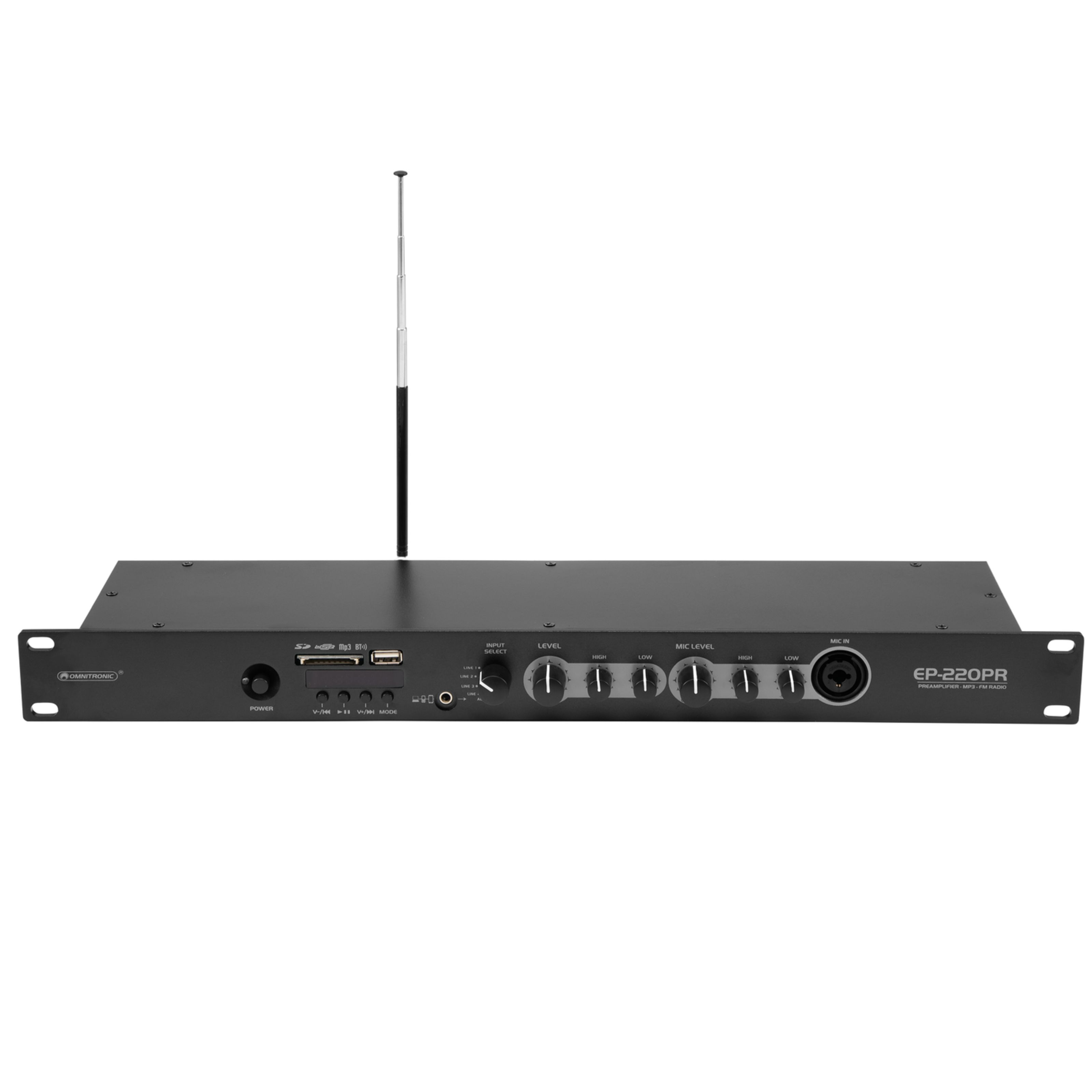 Omnitronic EP-220PR MP3-Player & FM-Radio Zuspielgerät