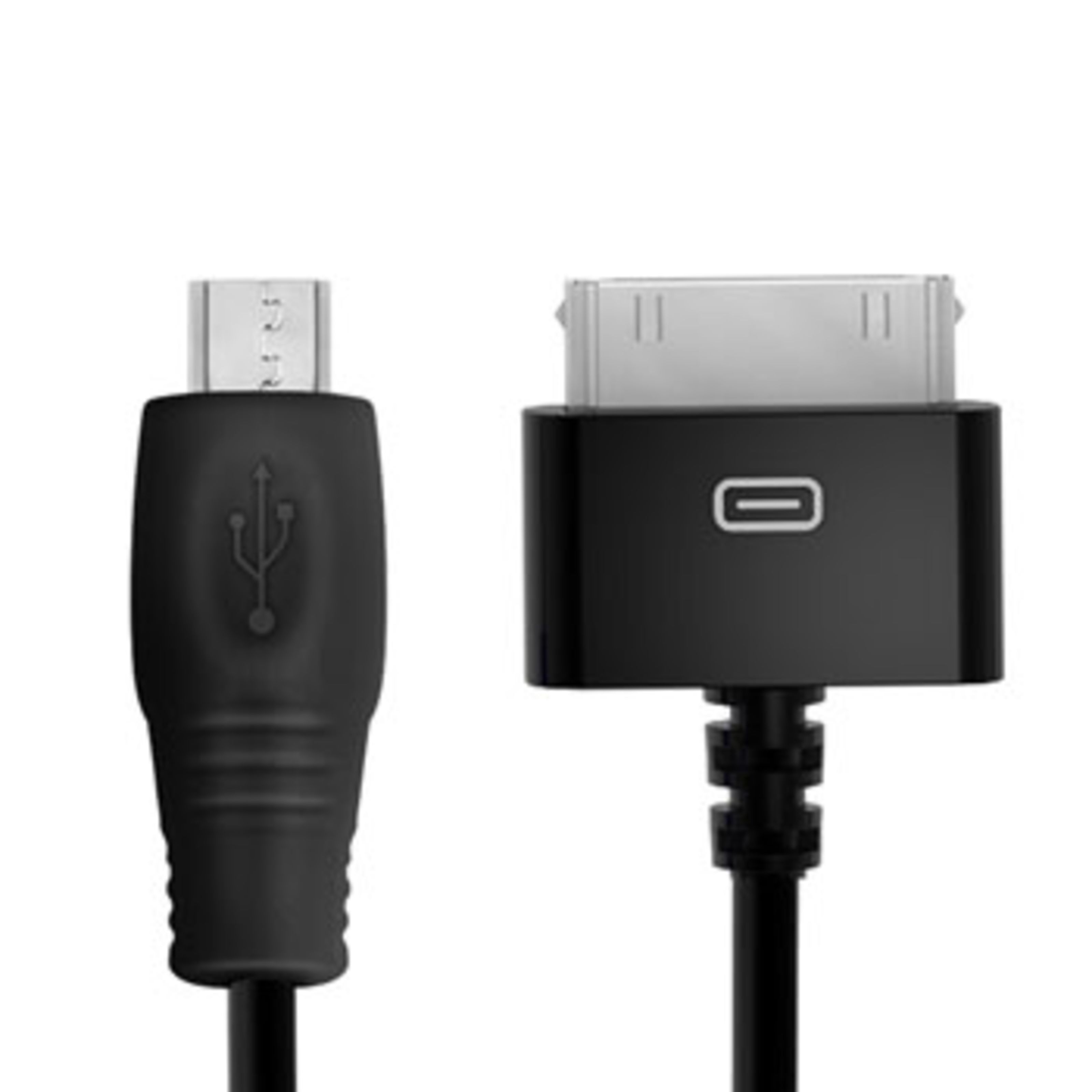 IK Multimedia 30-pin to Micro-USB cable Apple Kabel  Schwarz