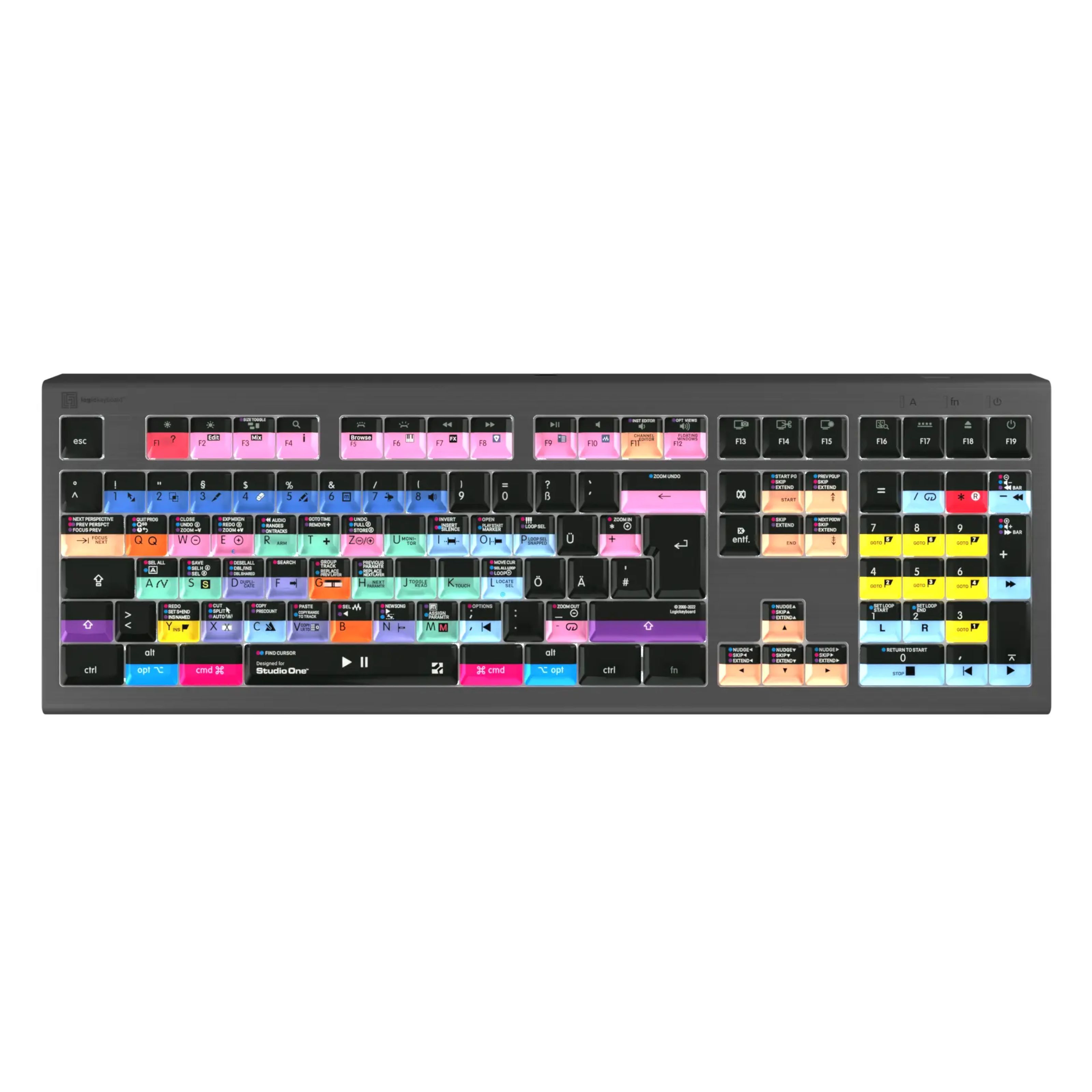 LogicKeyboard Studio One PC Astra2 DE (Mac) Studio One Tastatur deutsch Tastatur