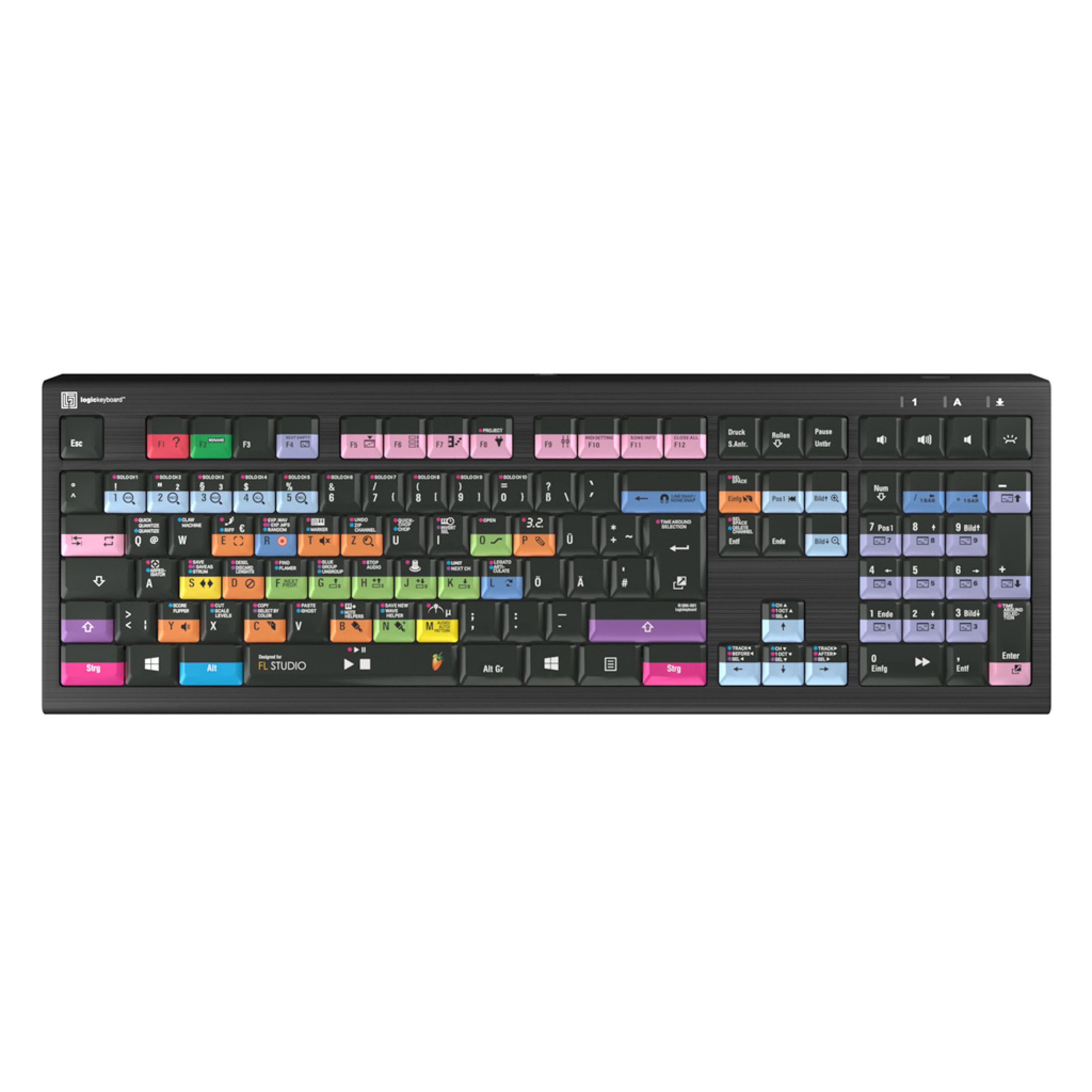 LogicKeyboard FL Studio Astra 2 DE (PC) FL Studio Tastatur deutsch Tastatur