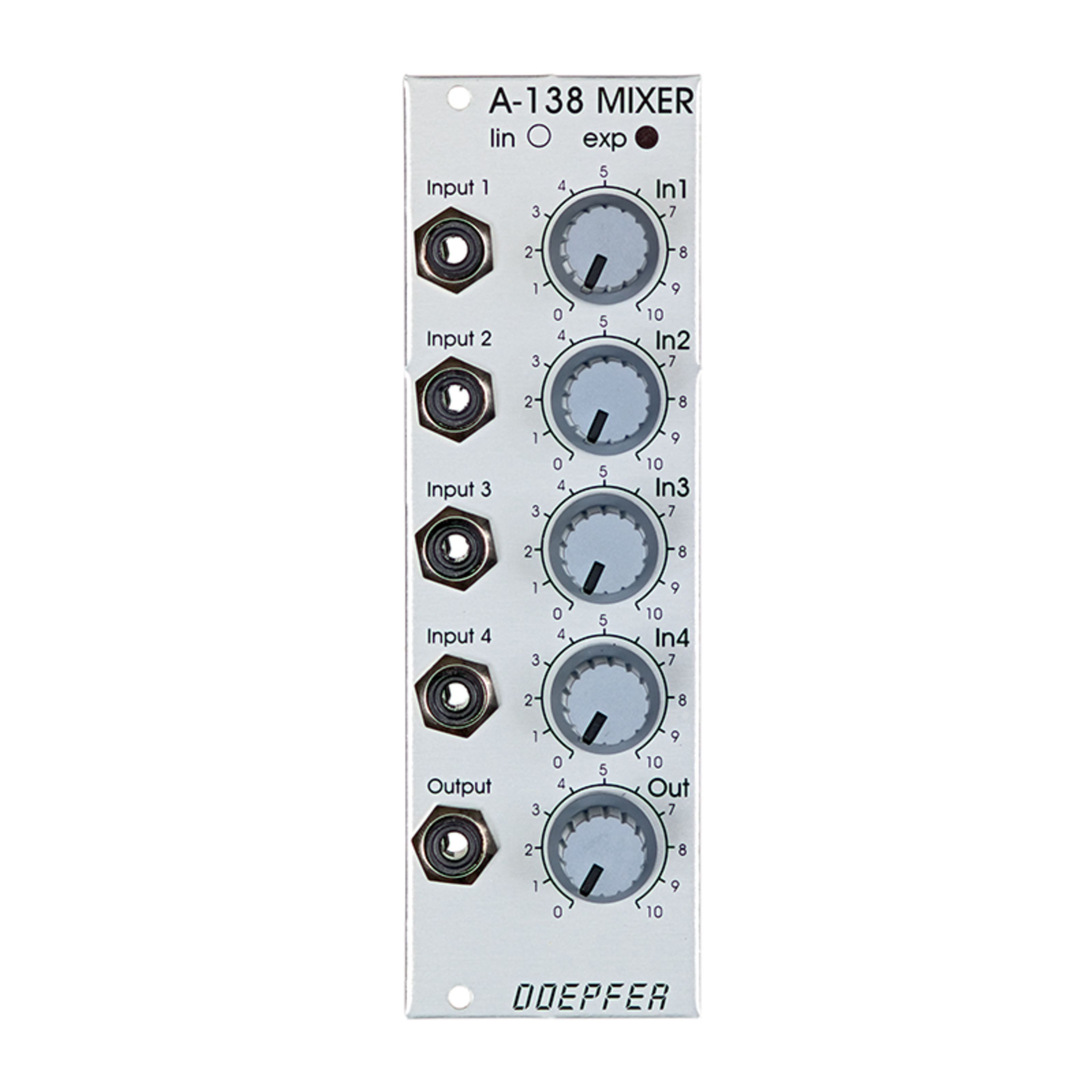 Doepfer A-138a Mixer linear Mixer Modular Synthesizer