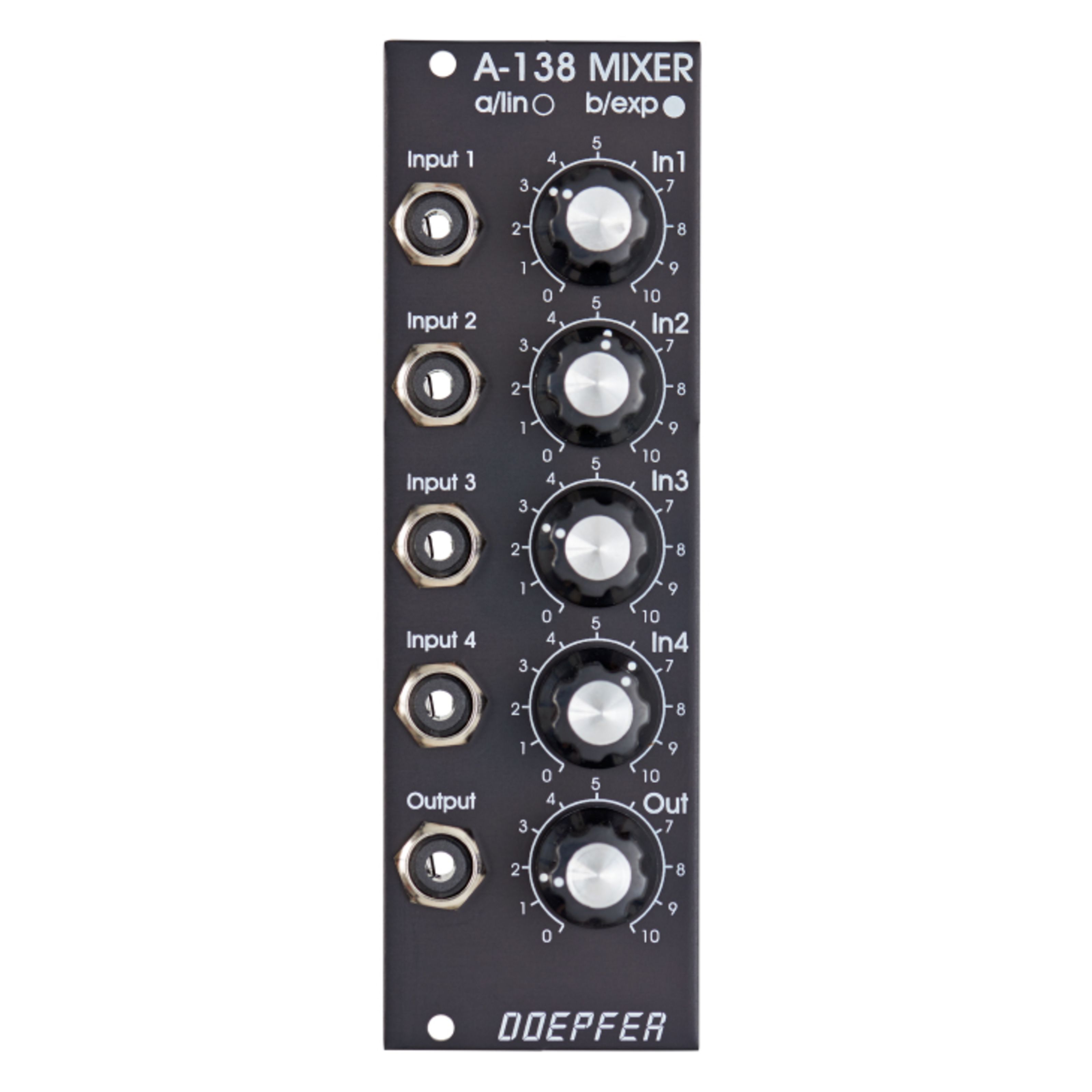 Doepfer A-138bV Mixer logarithmisch Vintage Edition Mixer Modular Synthesizer