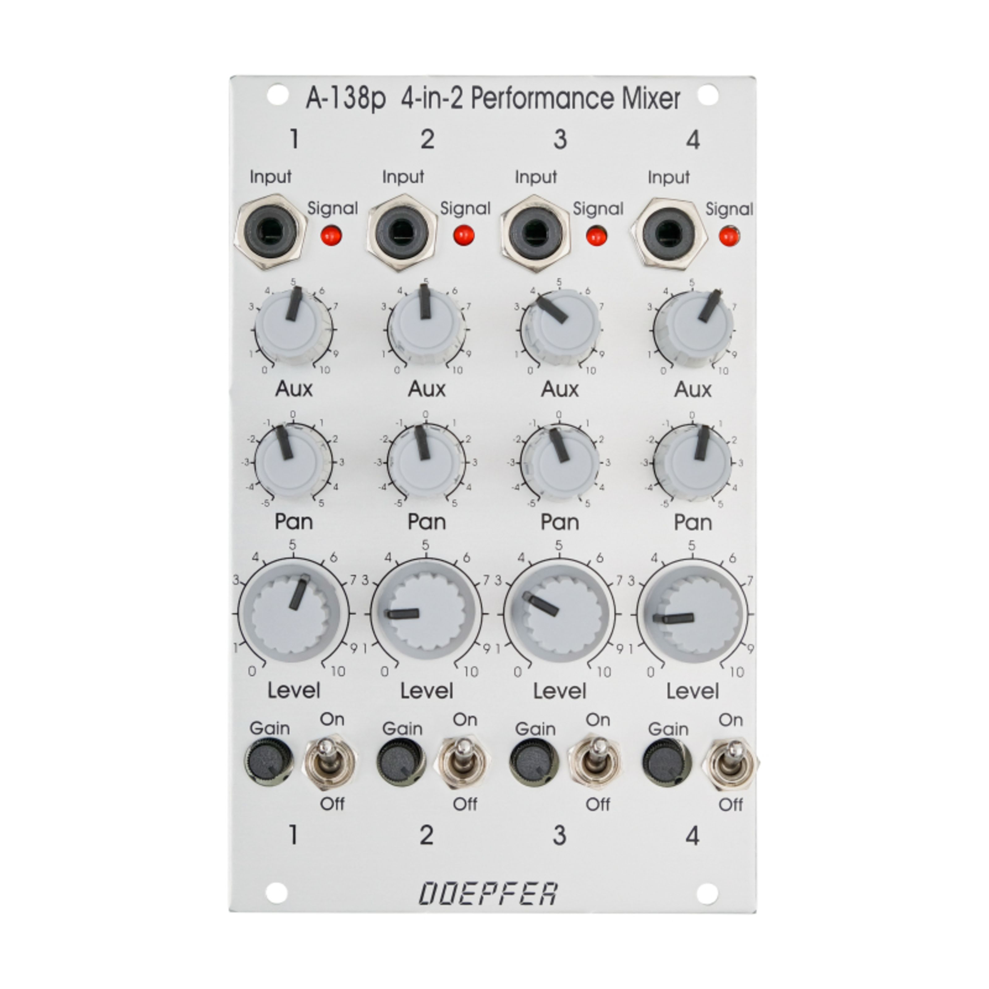 Doepfer A-138p Performance Mixer Input Mixer Modular Synthesizer