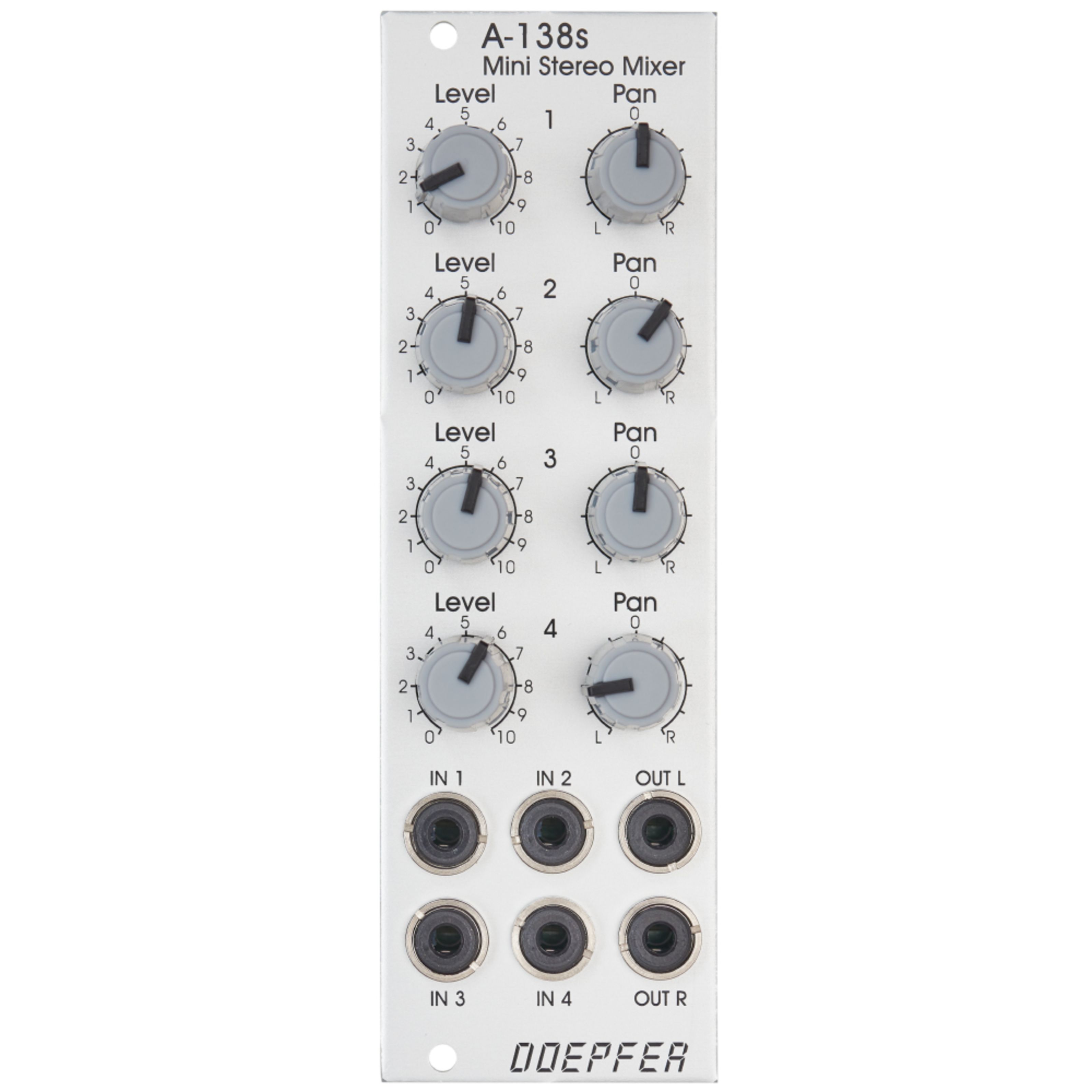Doepfer A-138s Mini Stereo Mixer Mixer Modular Synthesizer