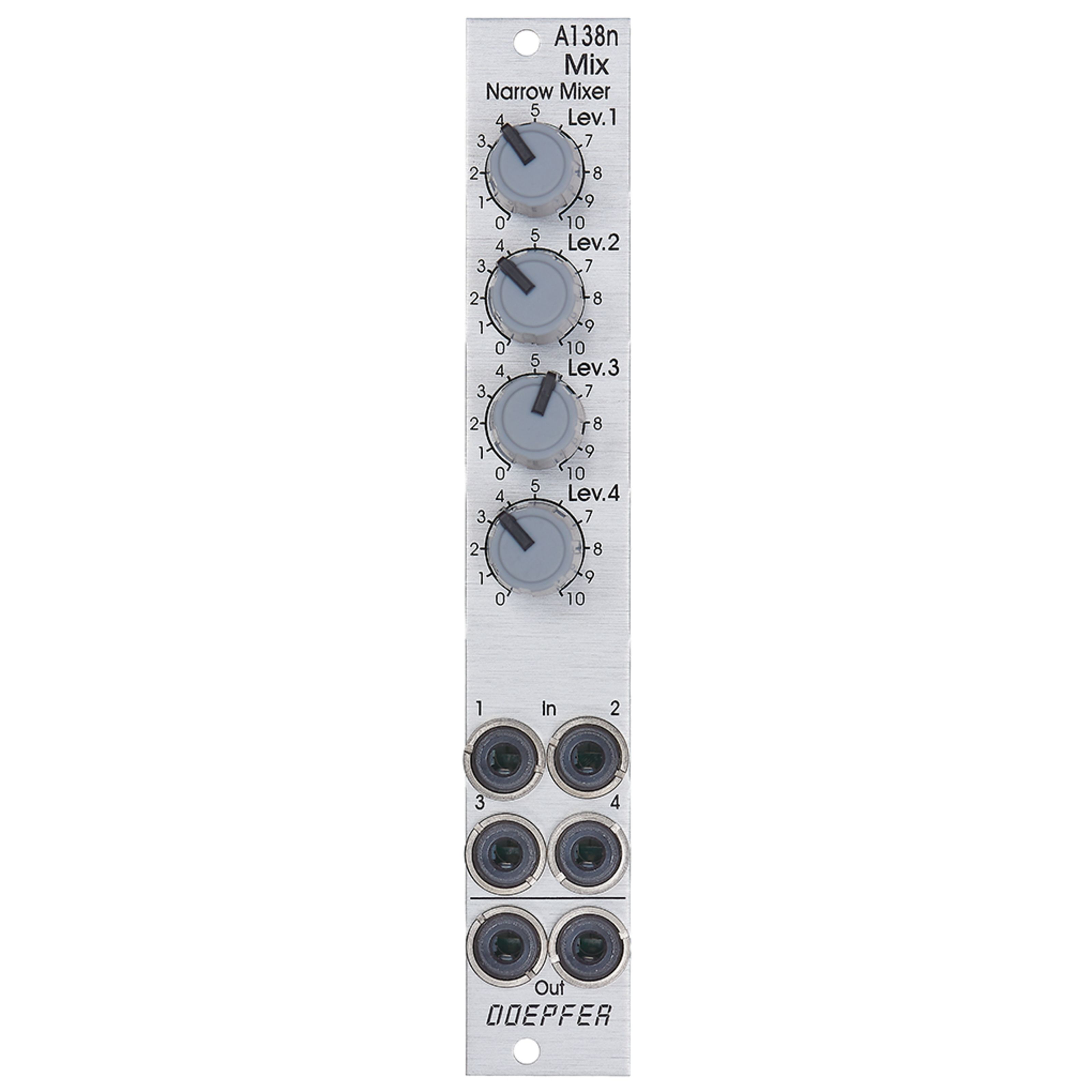 Doepfer A-138n Narrow Mixer Mixer Modular Synthesizer