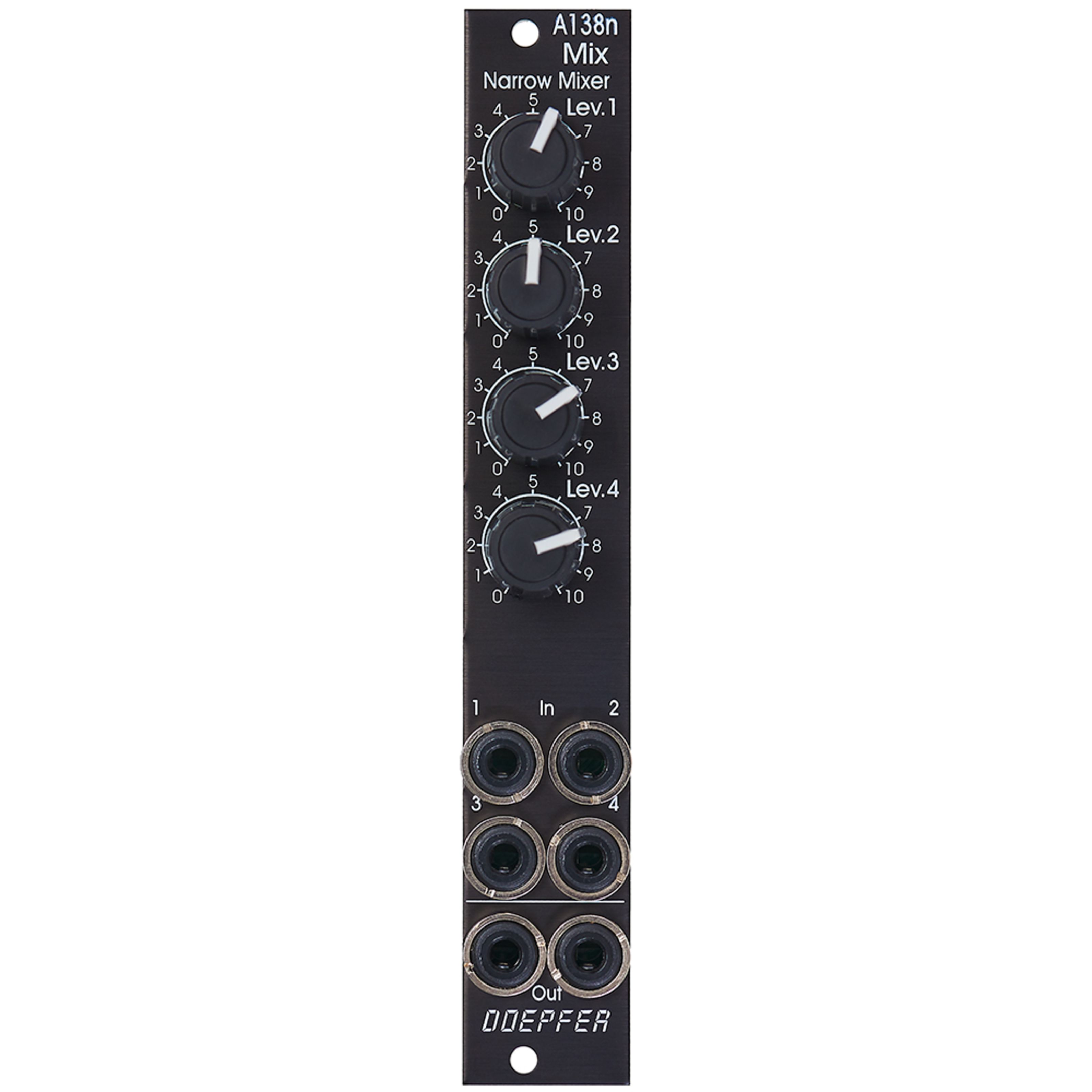 Doepfer A-138nV Narrow Mixer Vintage Edition Mixer Modular Synthesizer