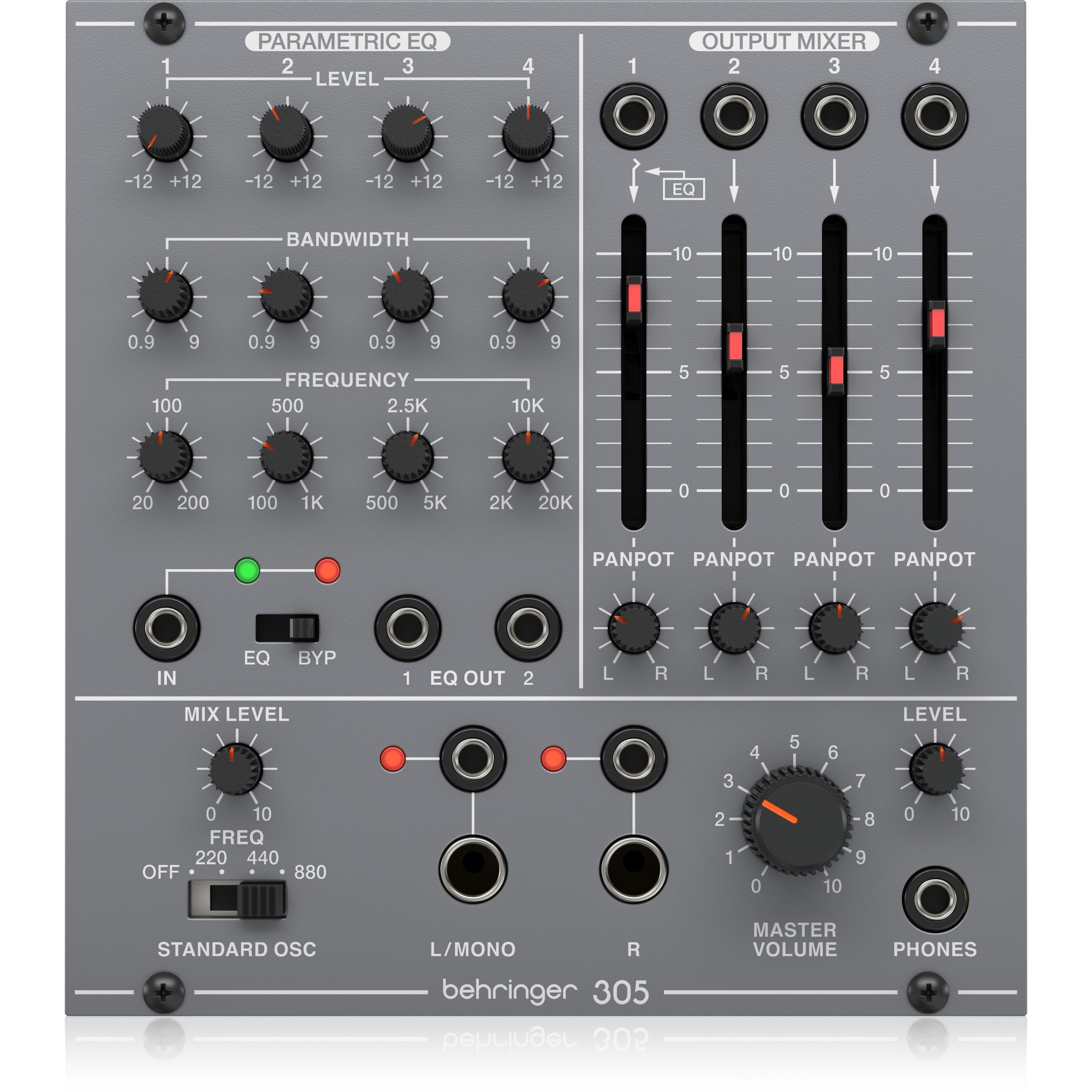 Behringer 305 Equalizer / Mixer Mixer Modular Synthesizer