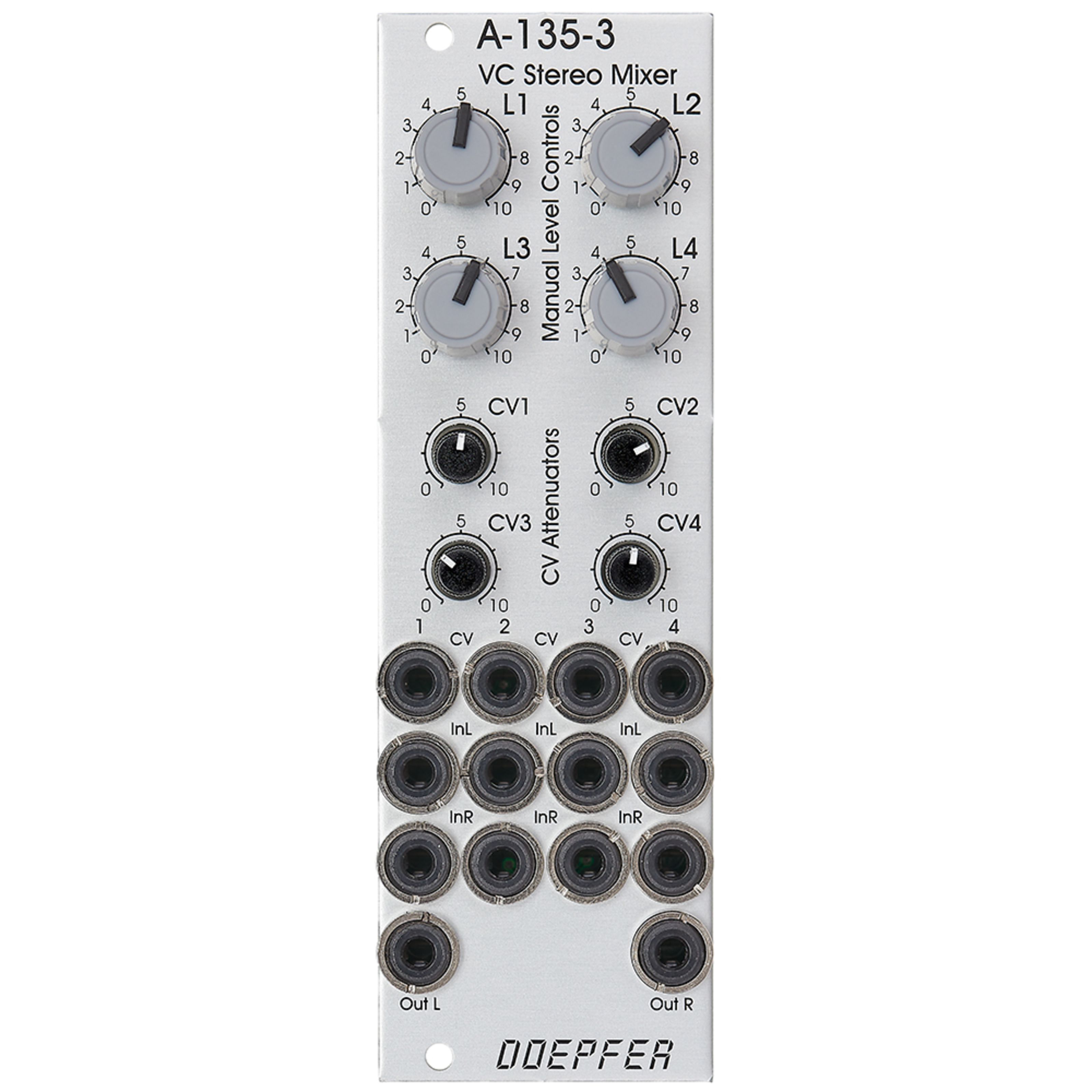 Doepfer A-135-3 VC Stereo Mixer Mixer Modular Synthesizer