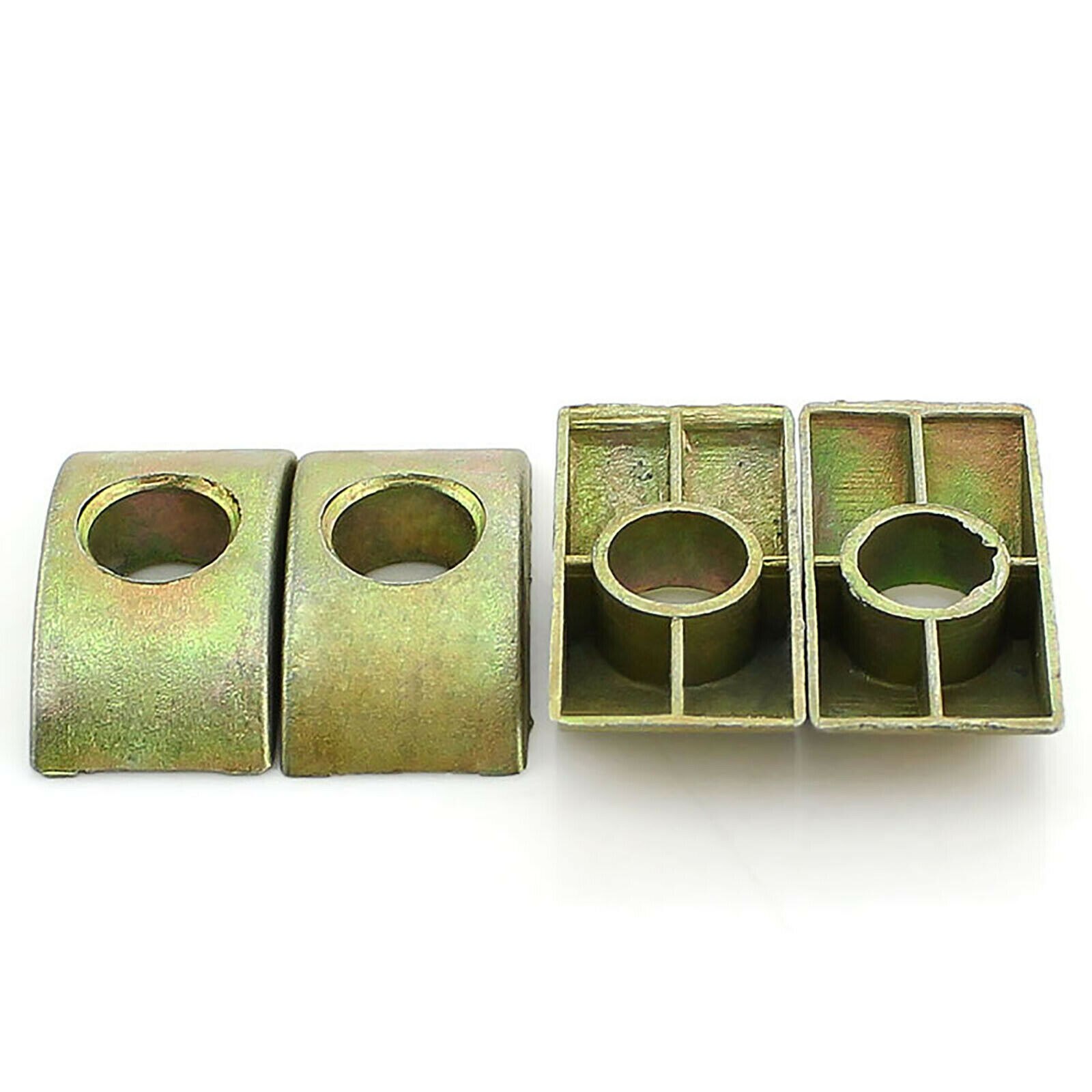 M8 halb Mond/Halbmond murmeln Scheiben Für Etagen Bett Kinderbetten Möbel Anschluss Schrauben Montage Armaturen Farbe Zink Überzug