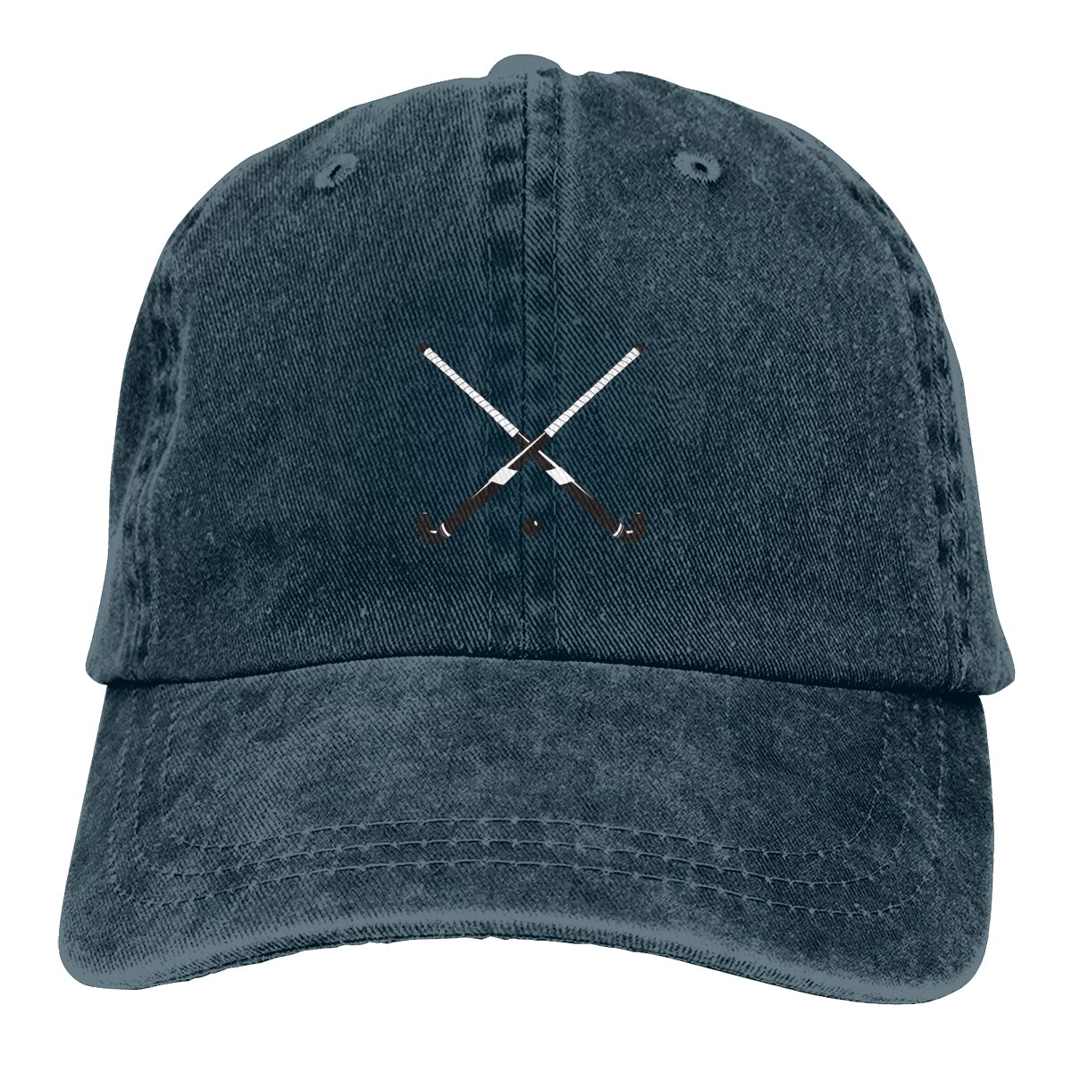Gekreuzte Bereich Eishockey Stöcke RetroBaseball Kappe Cowboy-Hütte Ausgestattet Deckel Snapback Hütte für Männer Frauen Beiläufige Kappe Sonne Hütte Ich bin Freien kappe