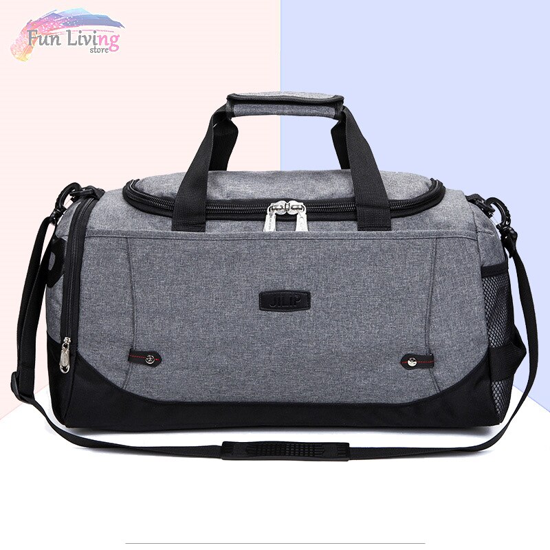 Männer der Sport Tasche Fitnessstudio Taschen Fitness Große Kapazität Reise Rucksack Duffle Hand Gepäck Tasche Wasserdichte Multifunktionale Wochenende Tasche