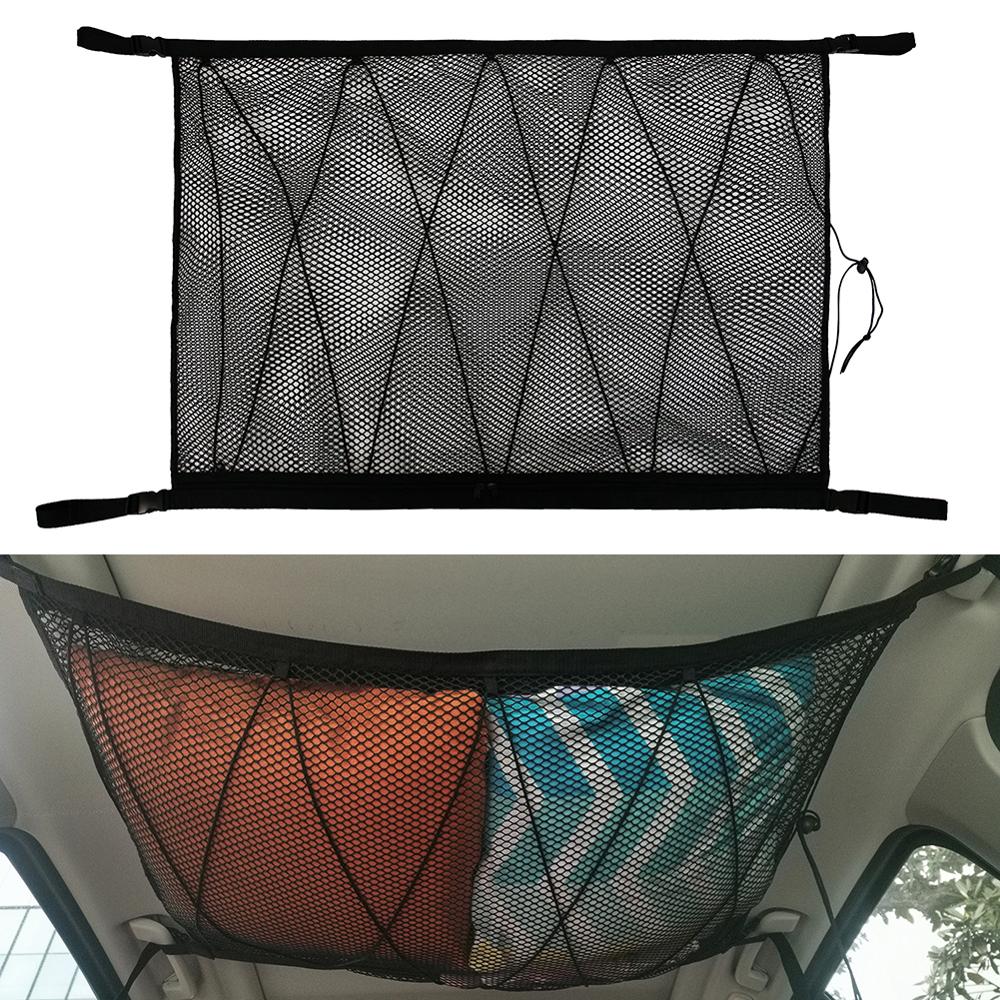 Auto Decke Ladung Netz Tasche Auto Dach Lange Reise Lagerung Tasche Zelt Putten Decke freundlicher Spielzeug Handtuch Kleinigkeiten Innen zubehör