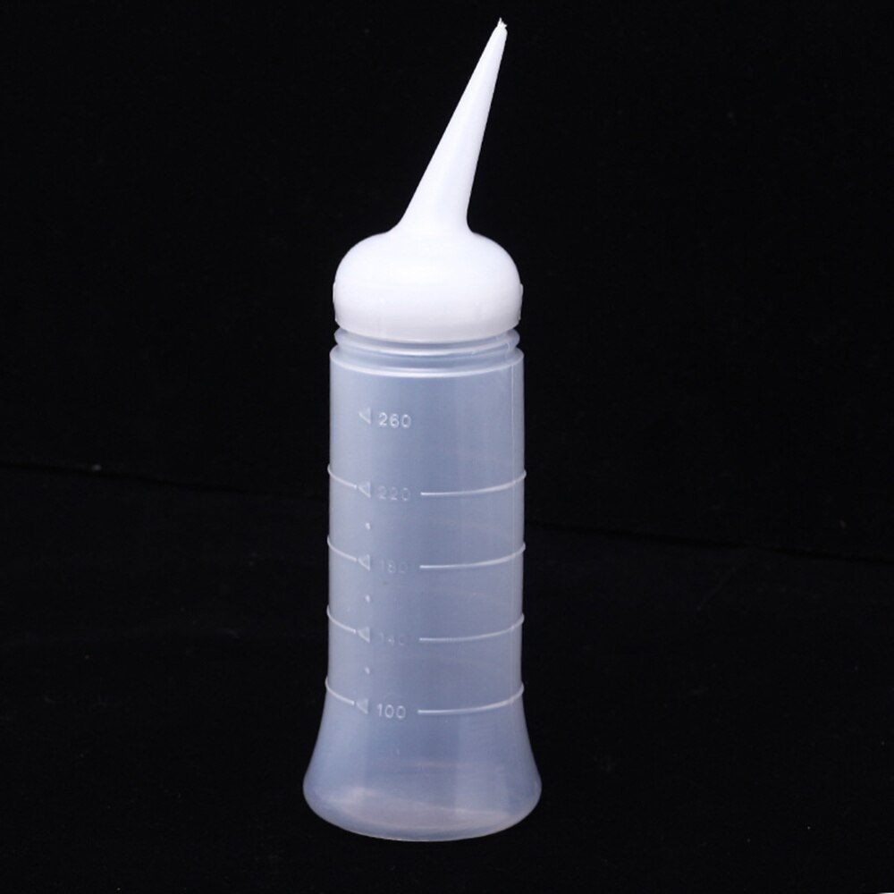 2Stck Haar Farbstoff Flasche Salon Applikator Dienstprogramm dauerhaft Tragfähig Kunststoff Frisur Flasche Für Färben Haar Färbung